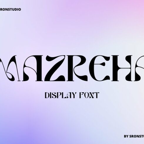 MAZREHA - Display Font cover image.