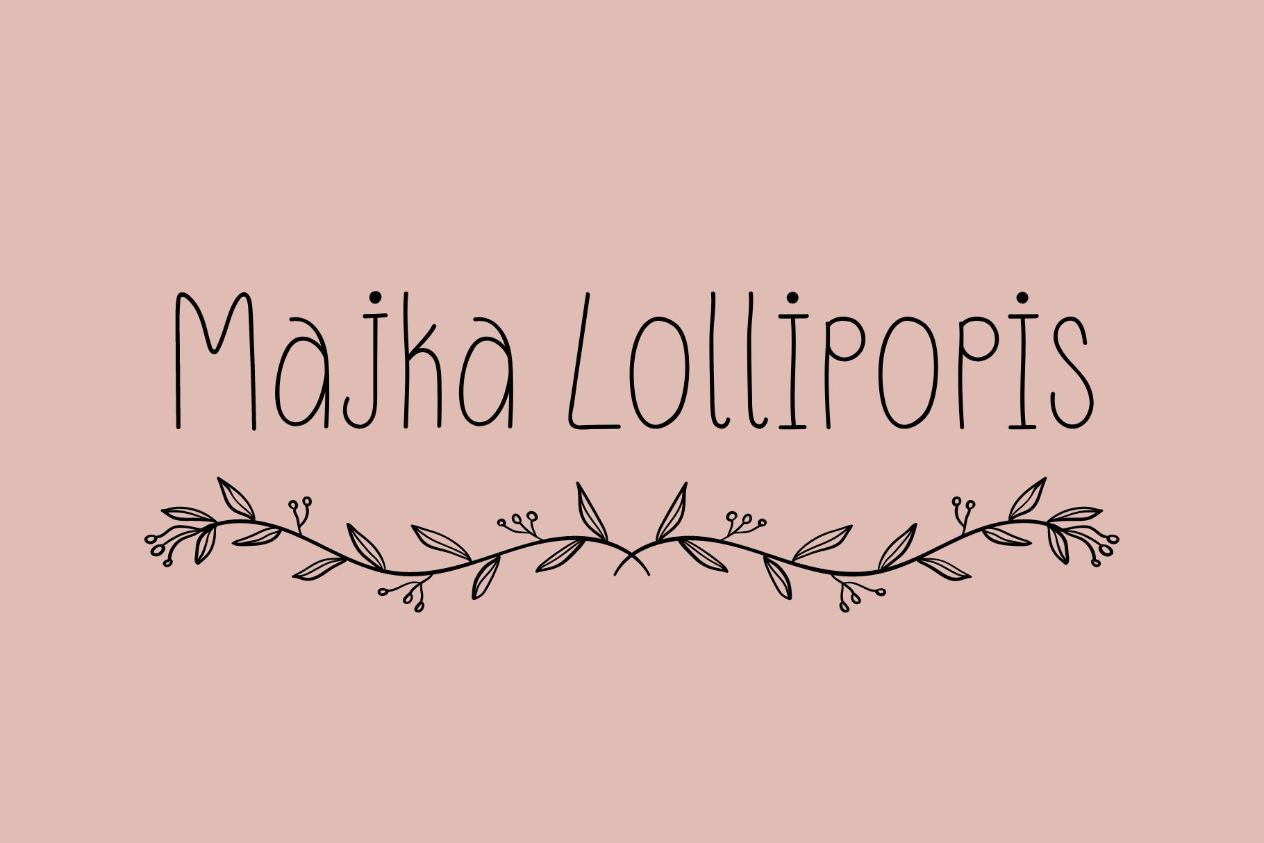 Majka Lollipopis Fun & Quirky Font cover image.