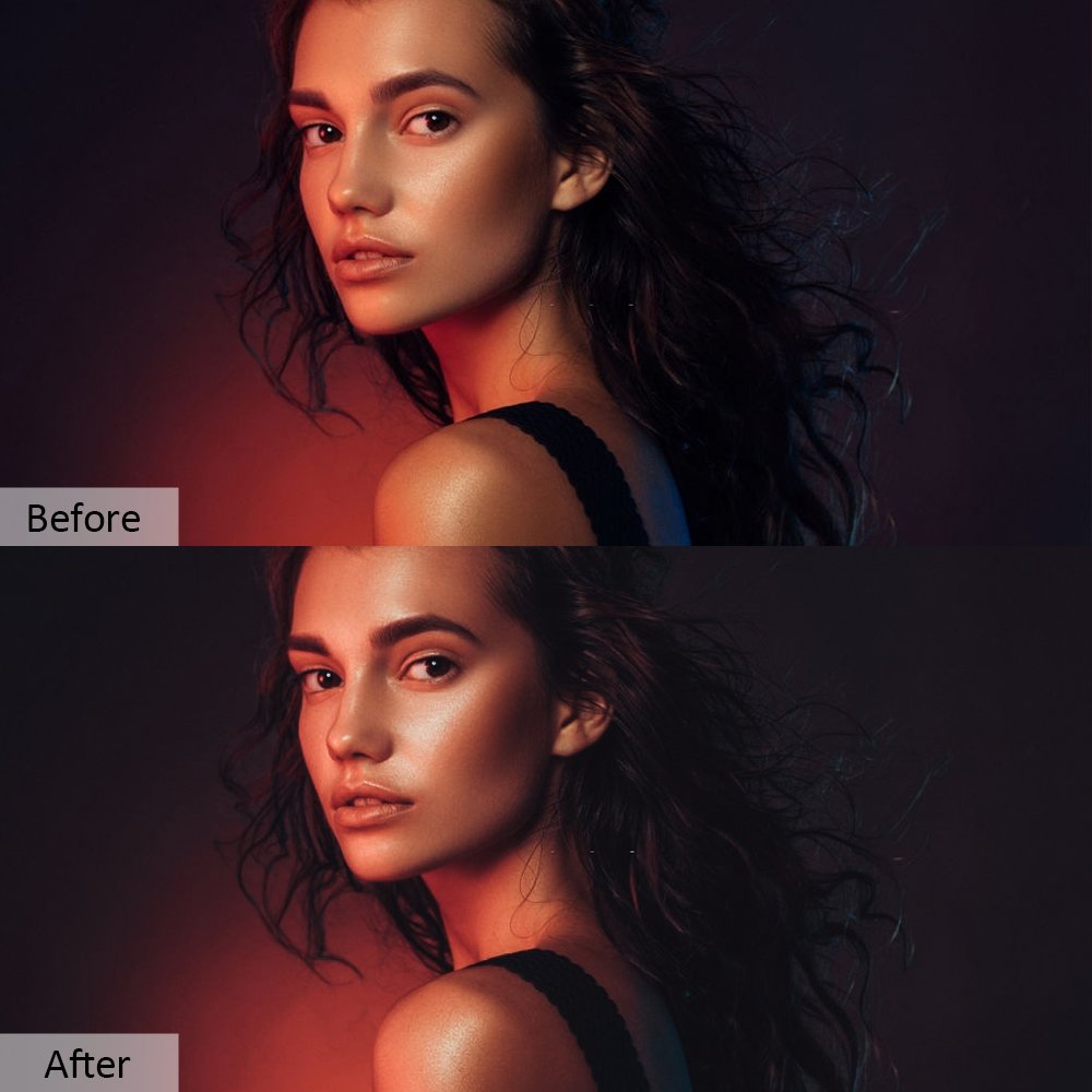 Pro Potrait Photoshop Actionspreview image.