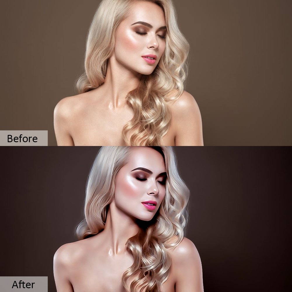 Retouching Mobile Desktop PRESETSpreview image.