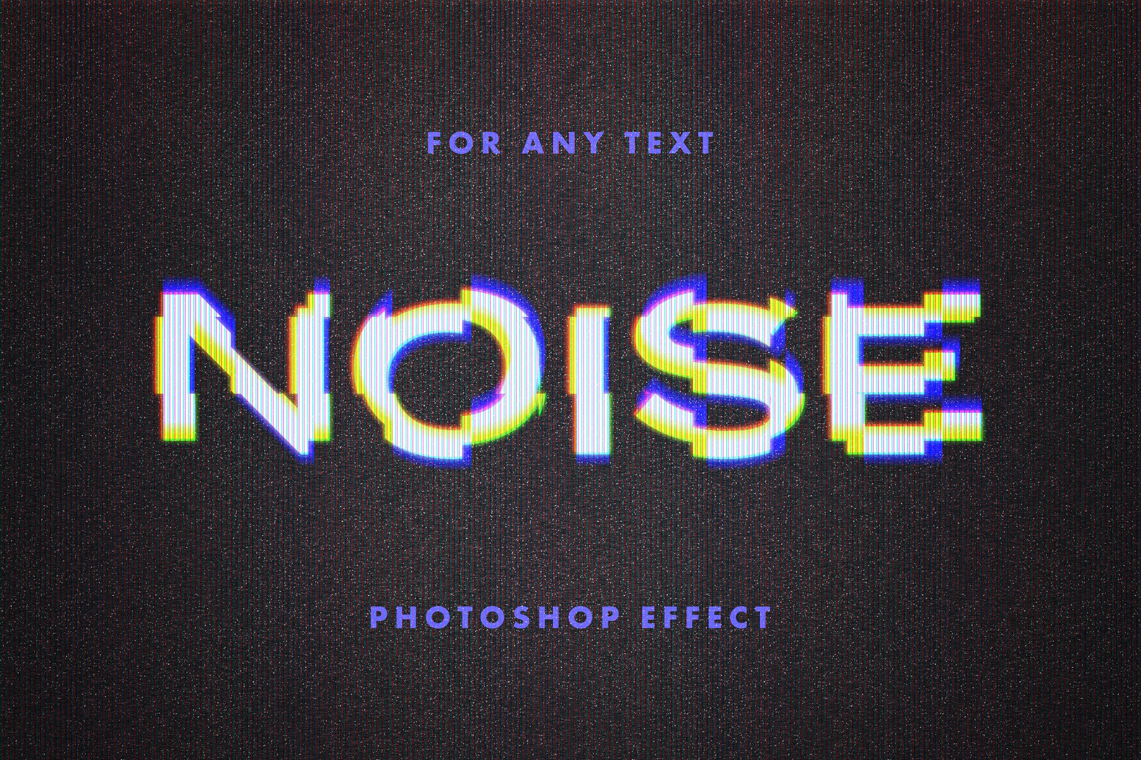 VHS Distortion Text Effectpreview image.