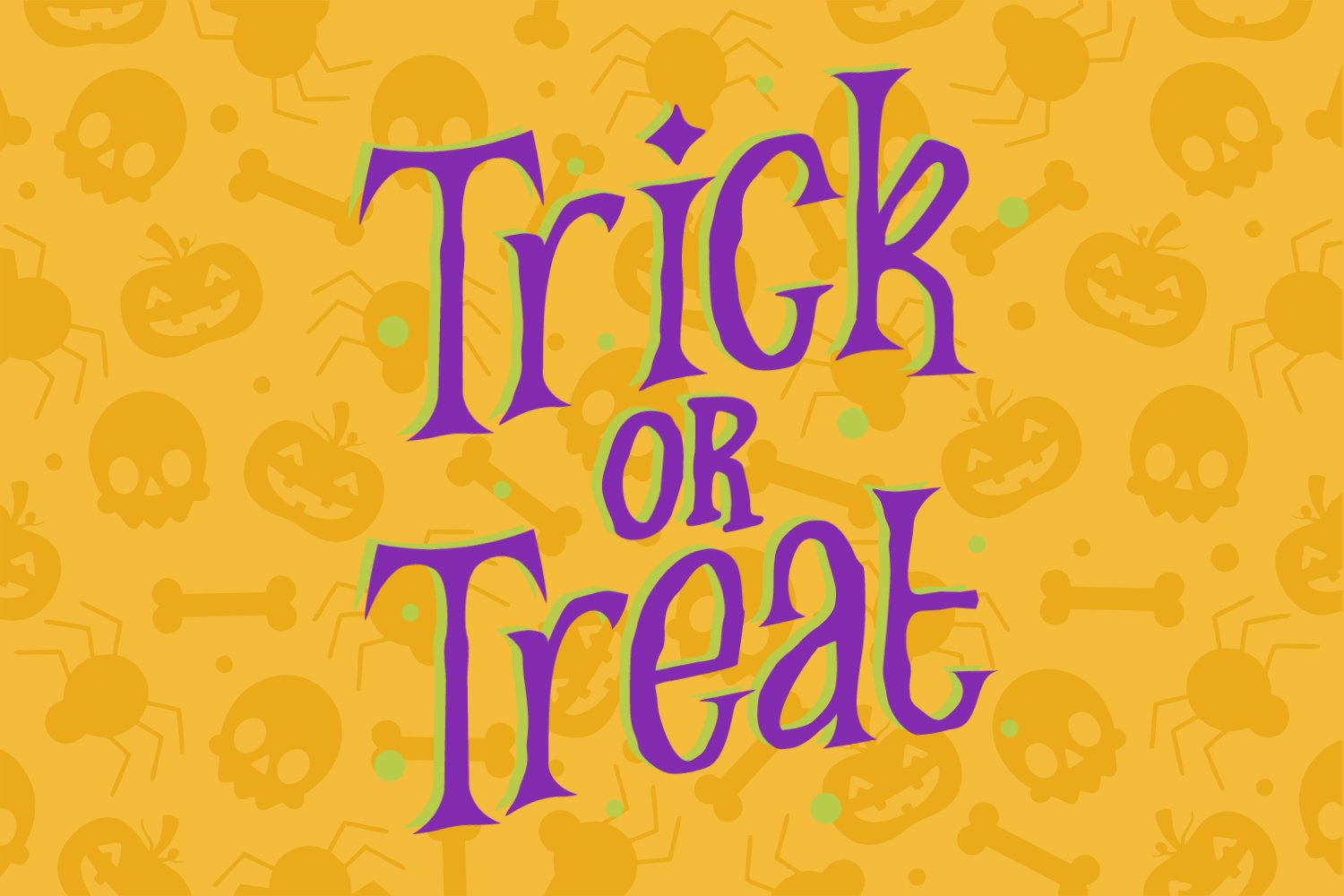 Mr. Halloween Font preview image.