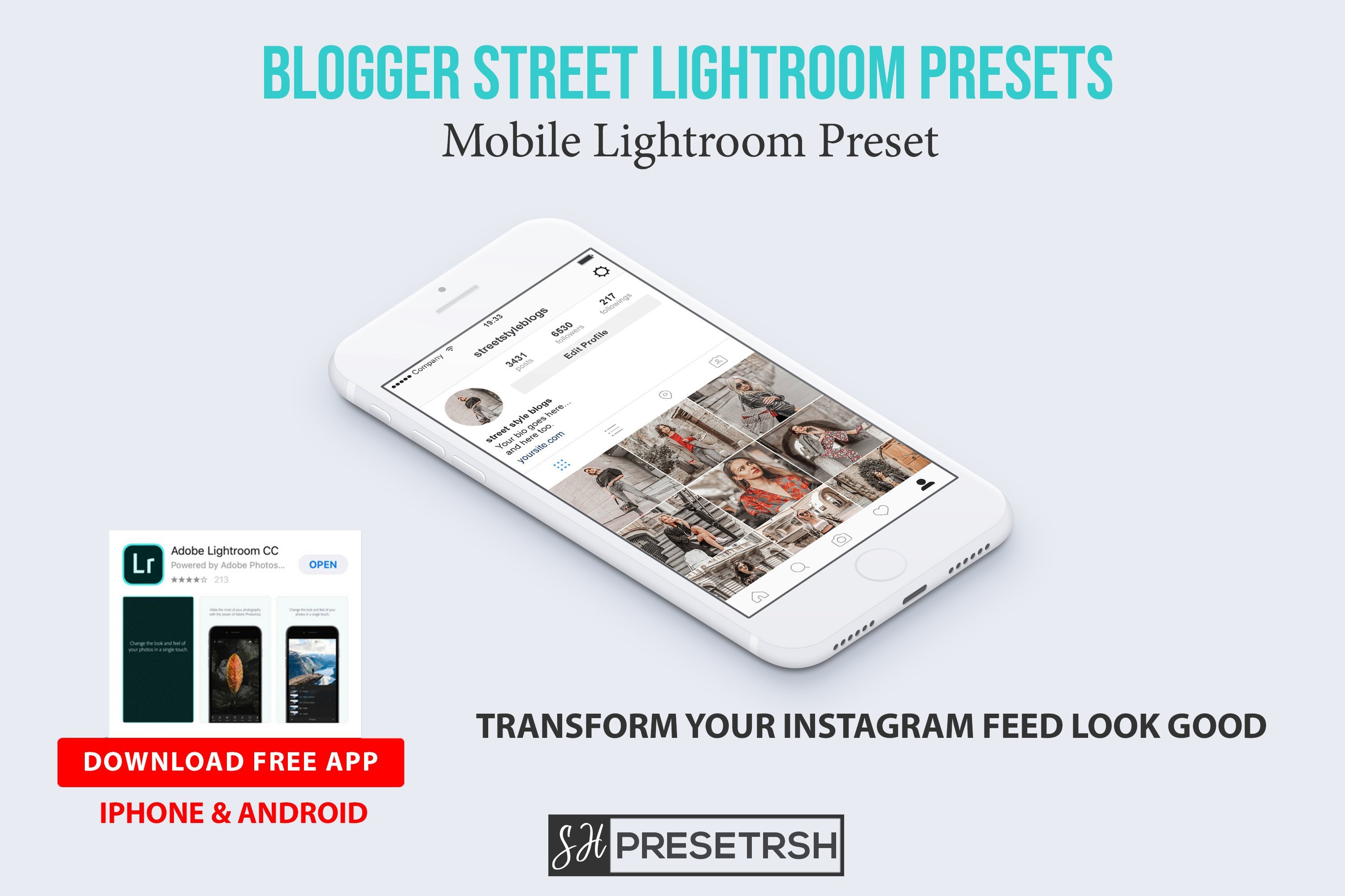 Blogger Street Lightroom Presetspreview image.
