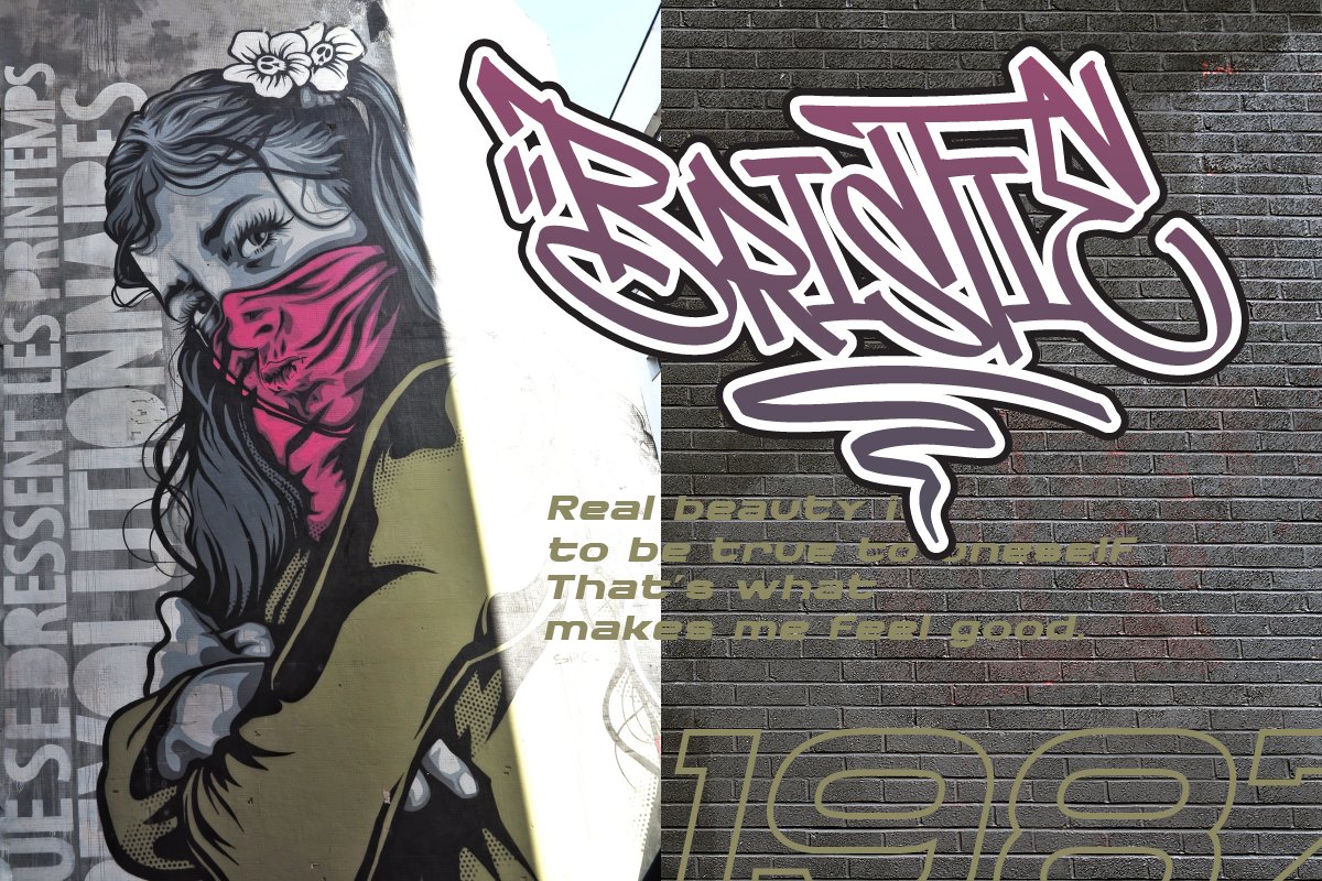 Bastrad Vol.02 - Graffiti Font preview image.