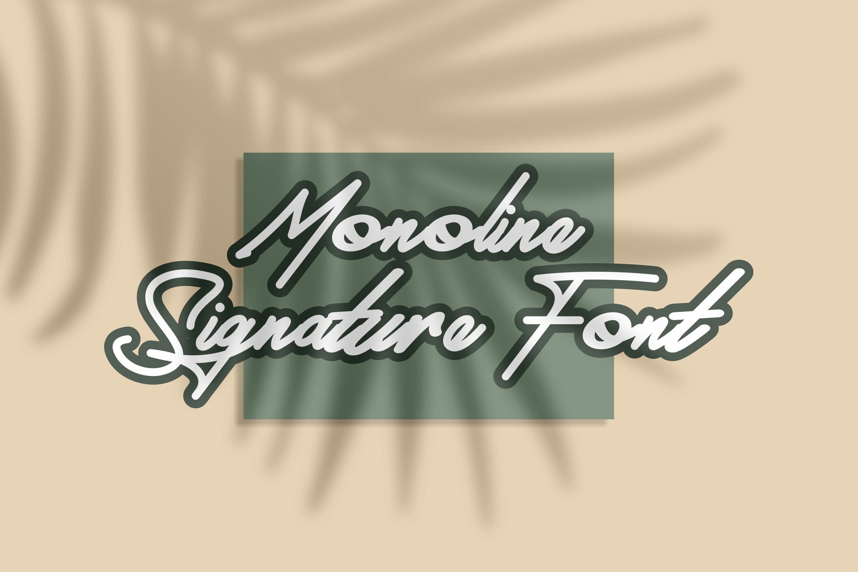 Jhackyson - Monoline Signature preview image.