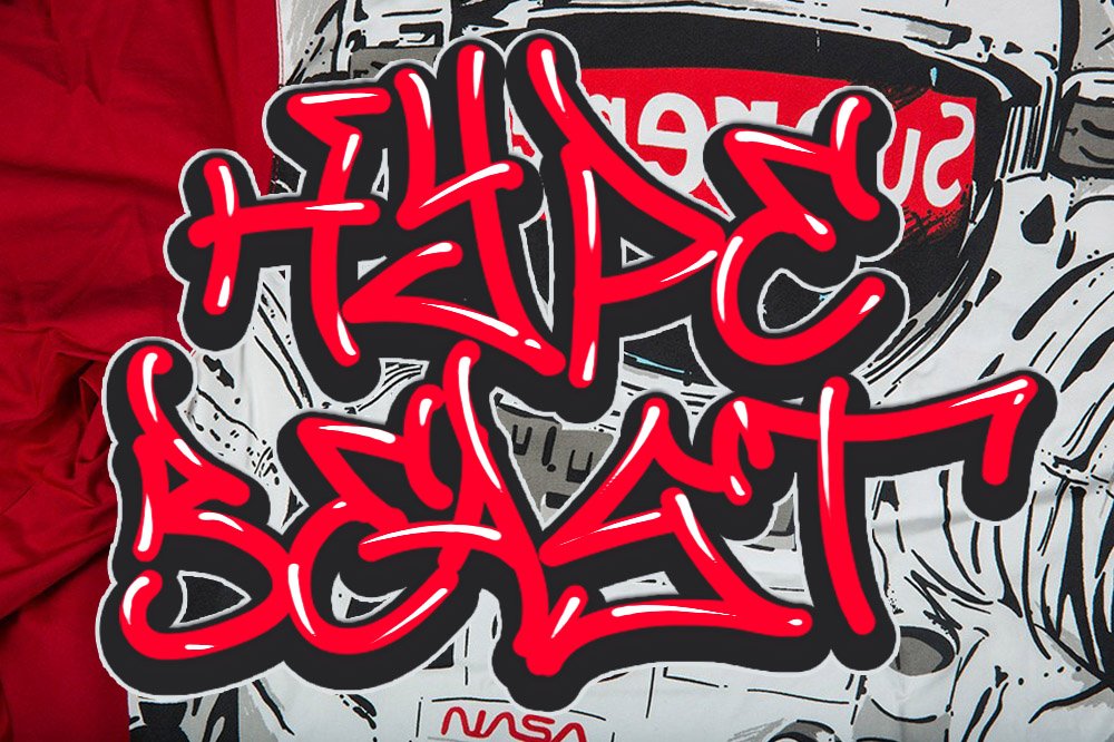 MALAM JUMAT GRAFFITI FONT VOL.4 preview image.