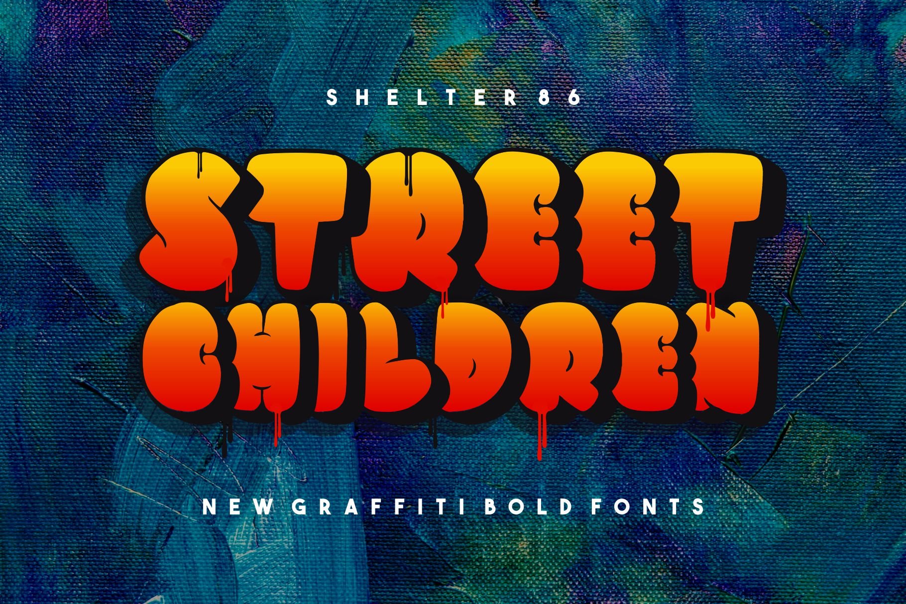 SHELTER 86 - Bold Graffiti preview image.
