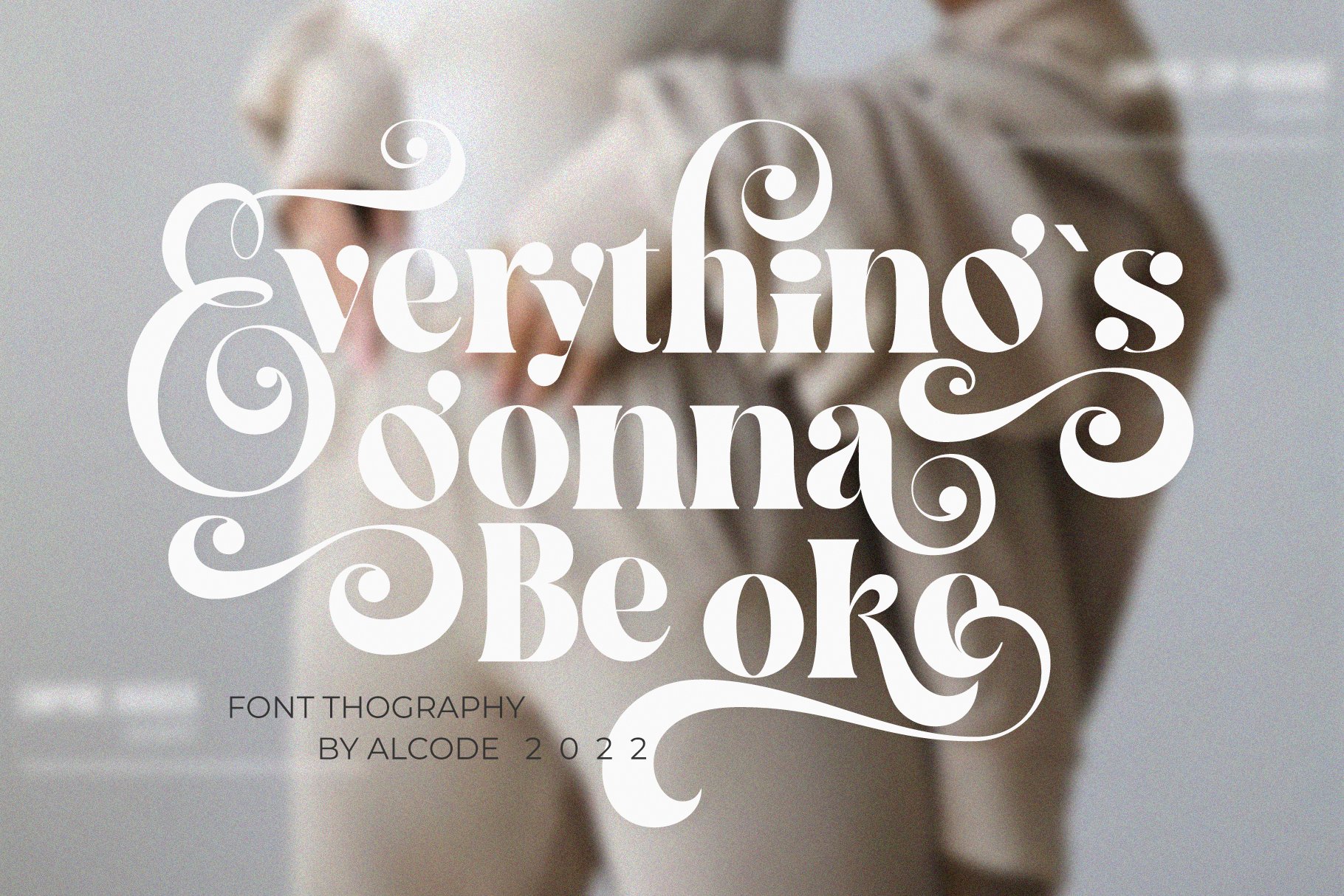 Font Thography preview image.