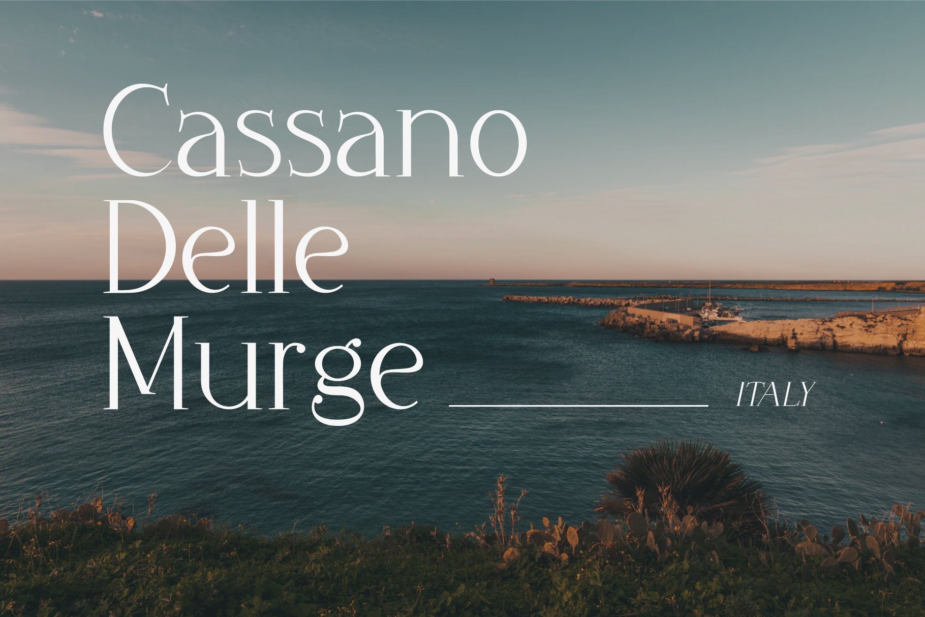 Cassano - Modern Serif Typeface preview image.