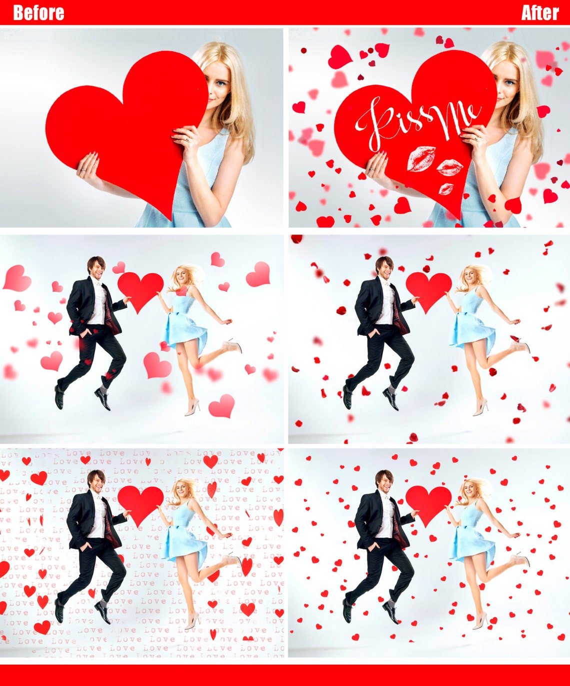 50 Valentine's photo overlays, pngpreview image.