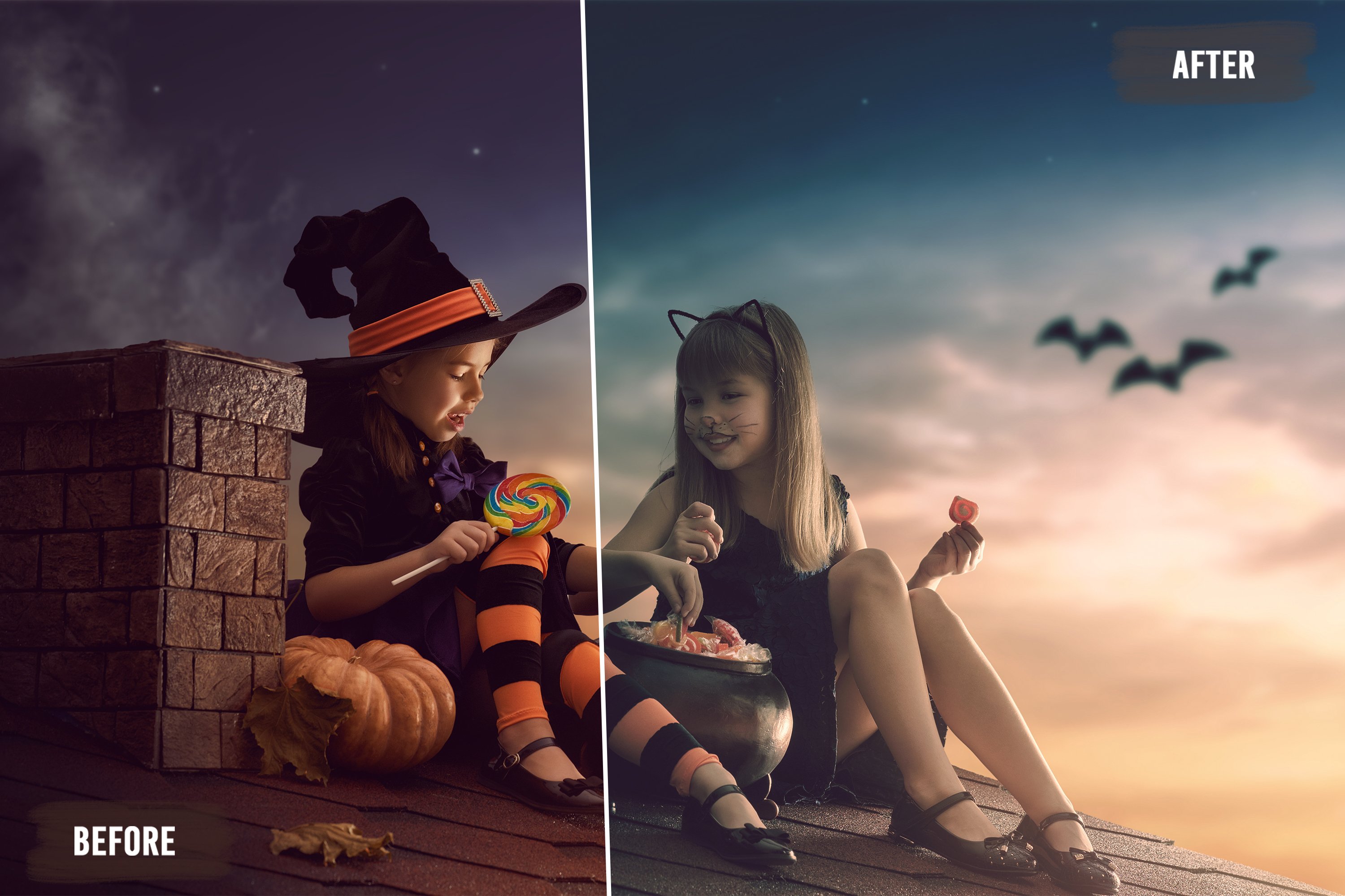 50 Atmospheric Halloween LUTs Packpreview image.