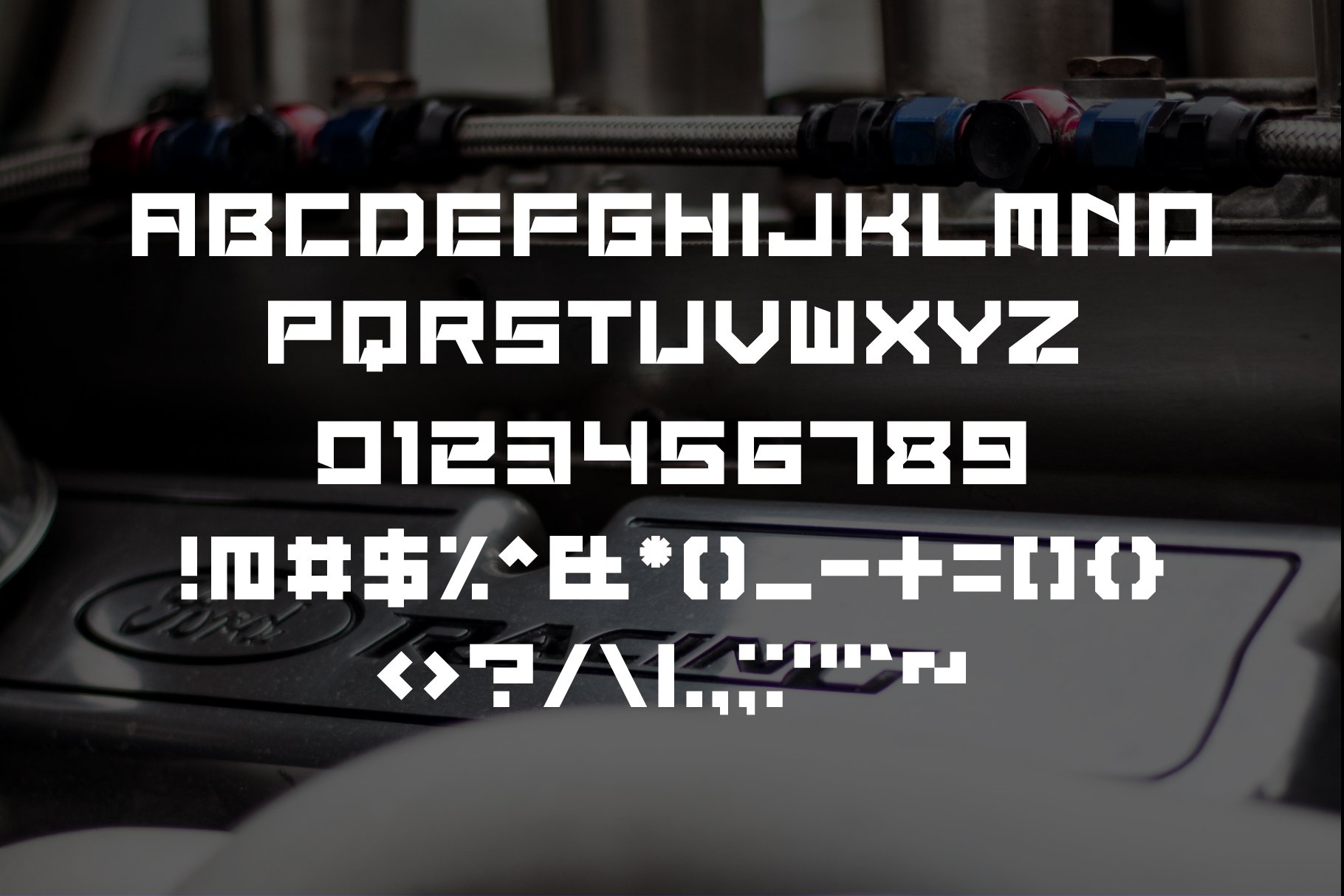 Over Game - Display Font preview image.