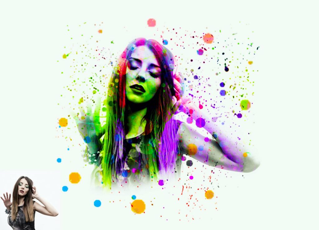 Watercolor Artist Photoshop Action – MasterBundles