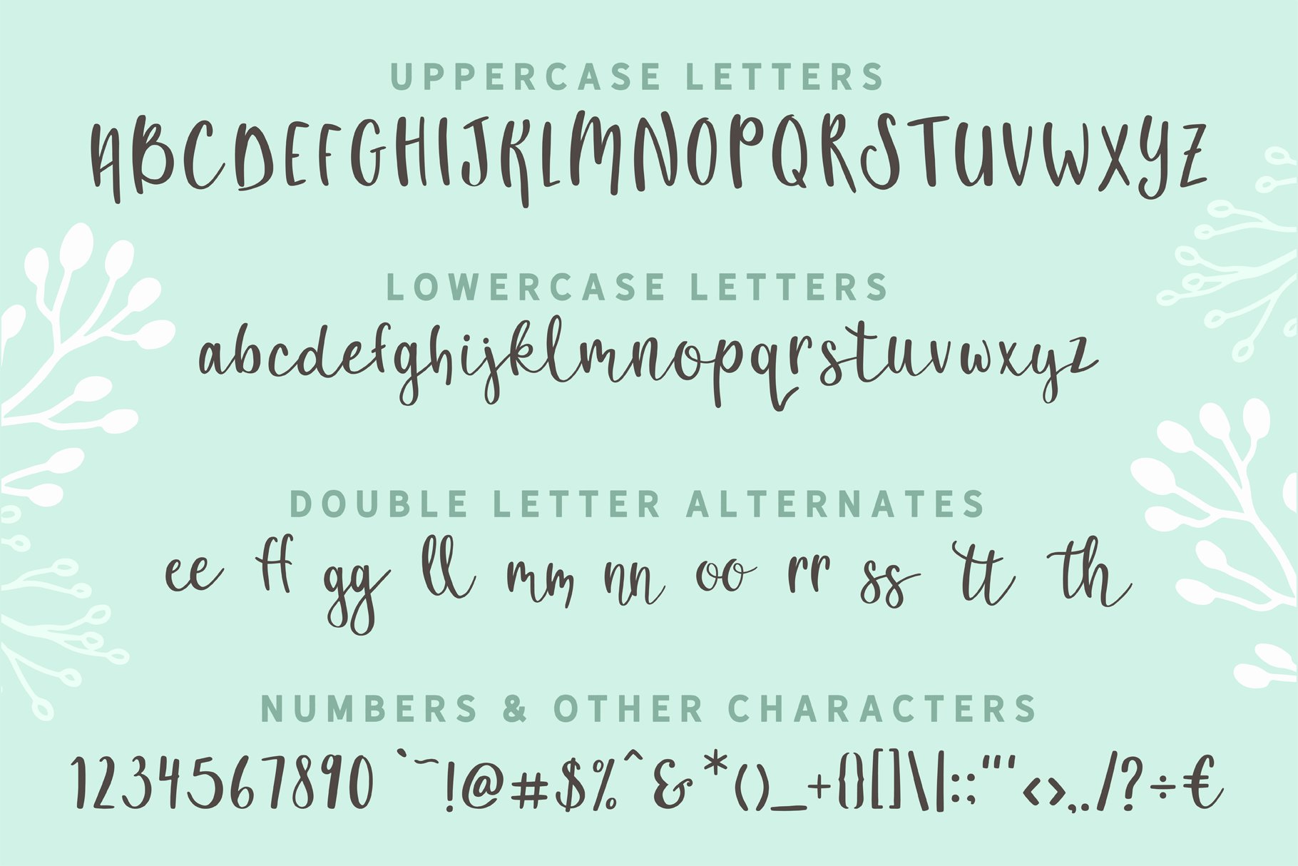 Glorious Morning: A Whimsical Font preview image.