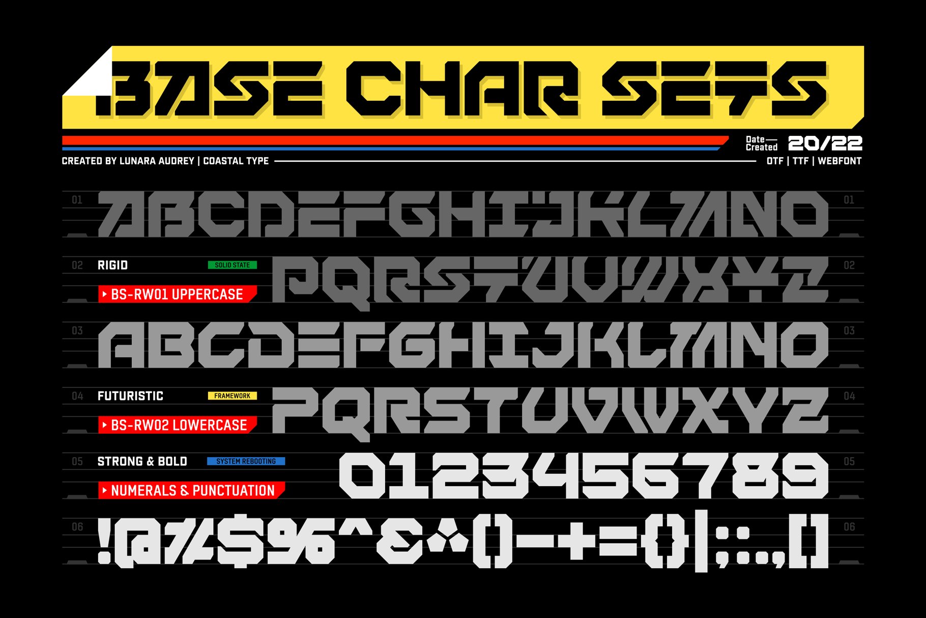 Super Giant Robot Font preview image.