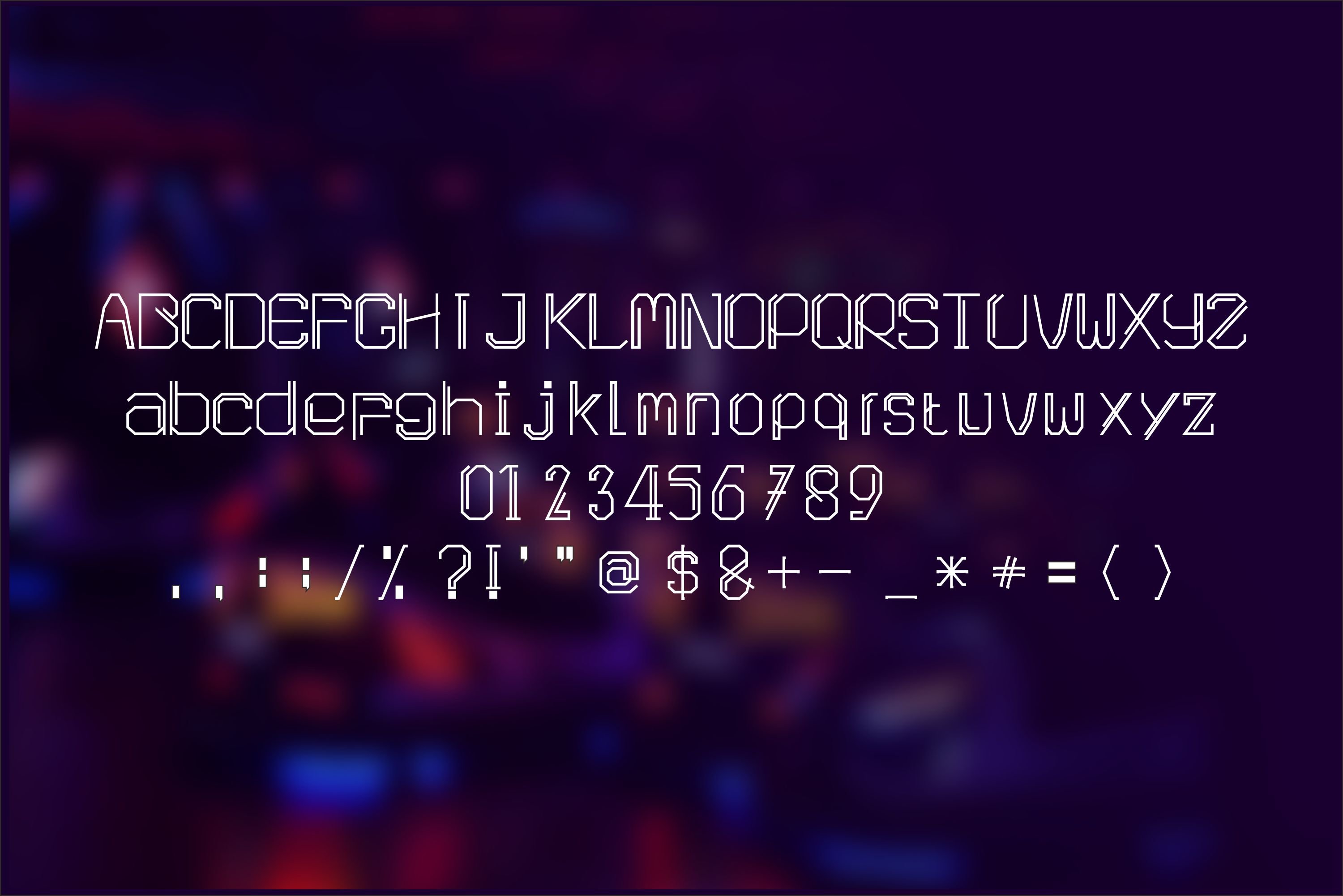 Janitra Font preview image.