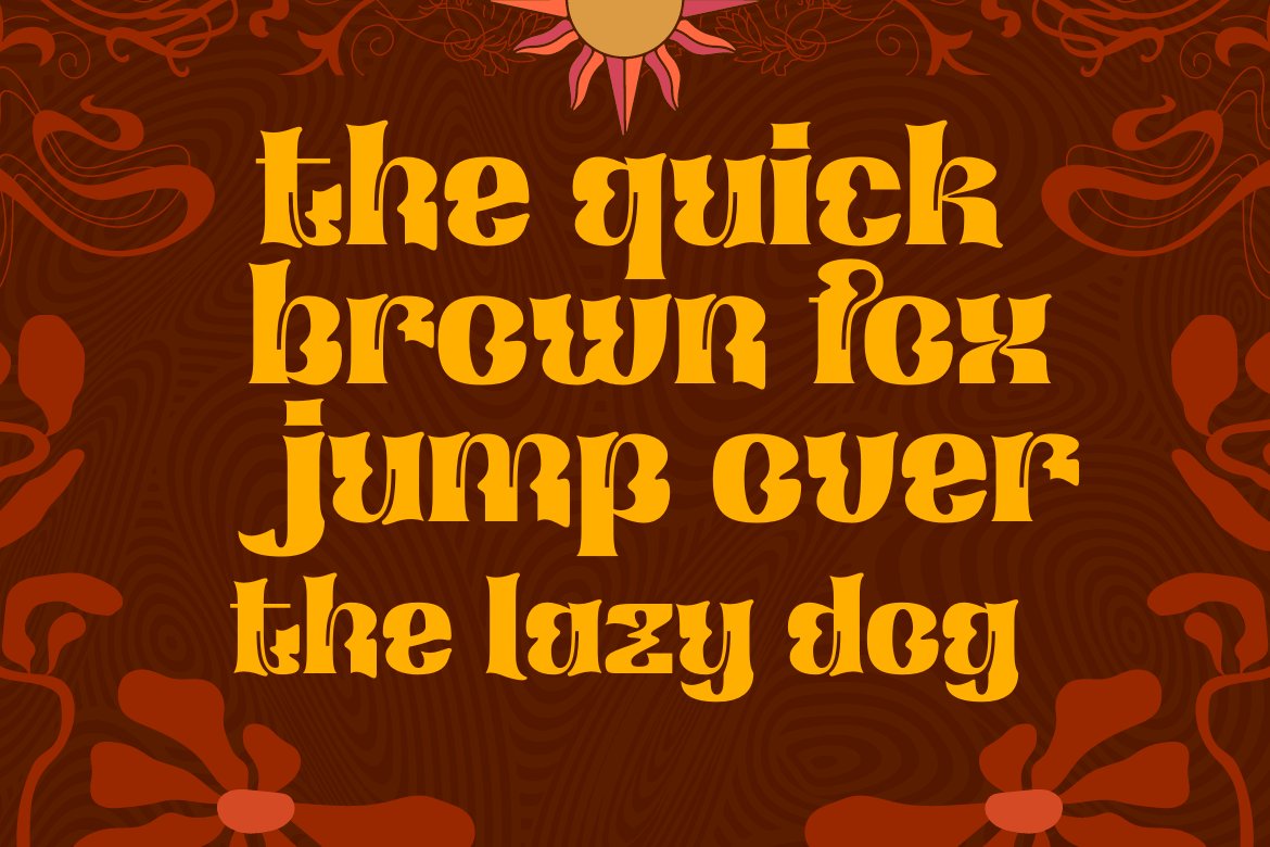 Xagetif | Groovy Retro Font preview image.