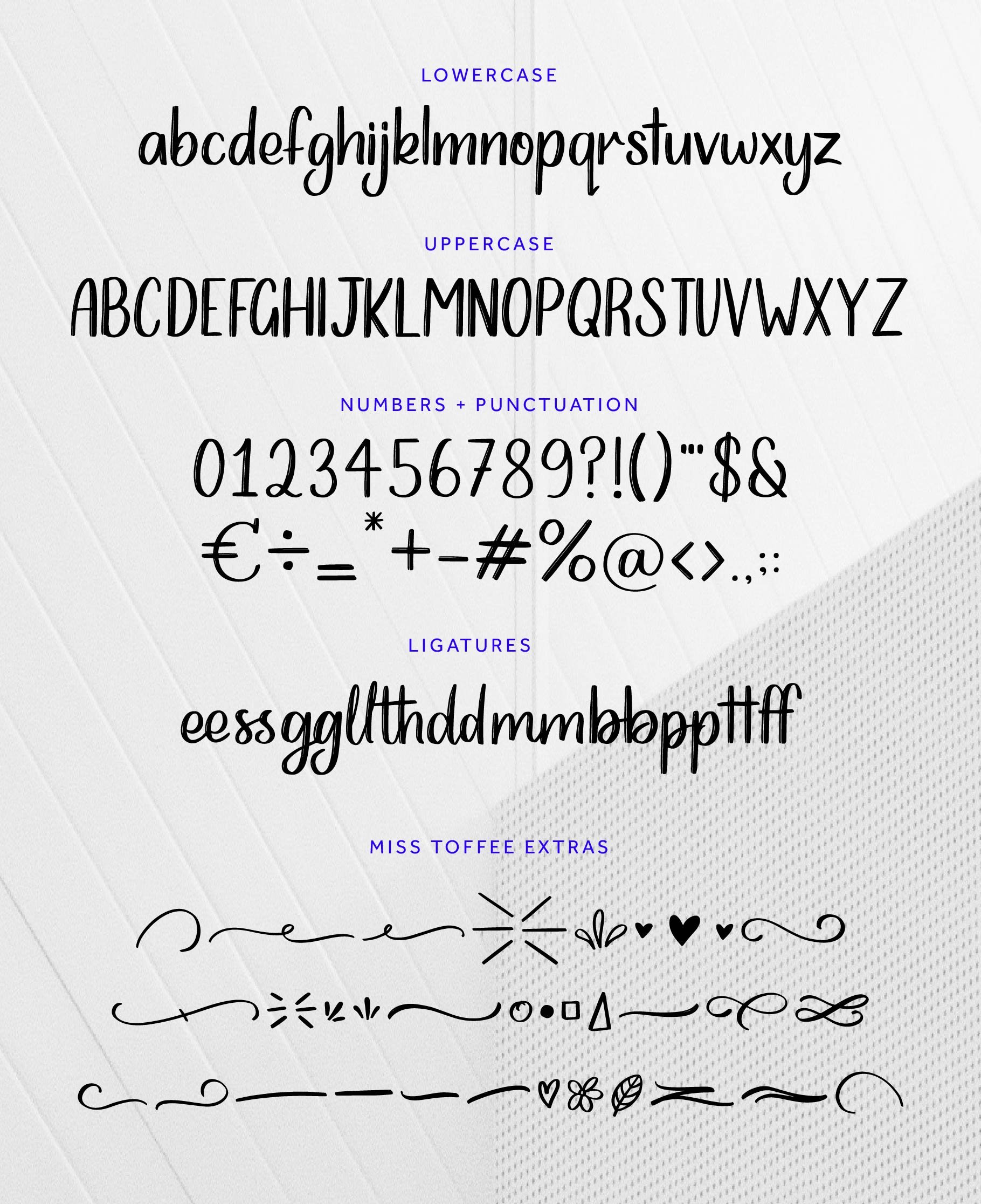 Miss Toffee Handwritten Font preview image.