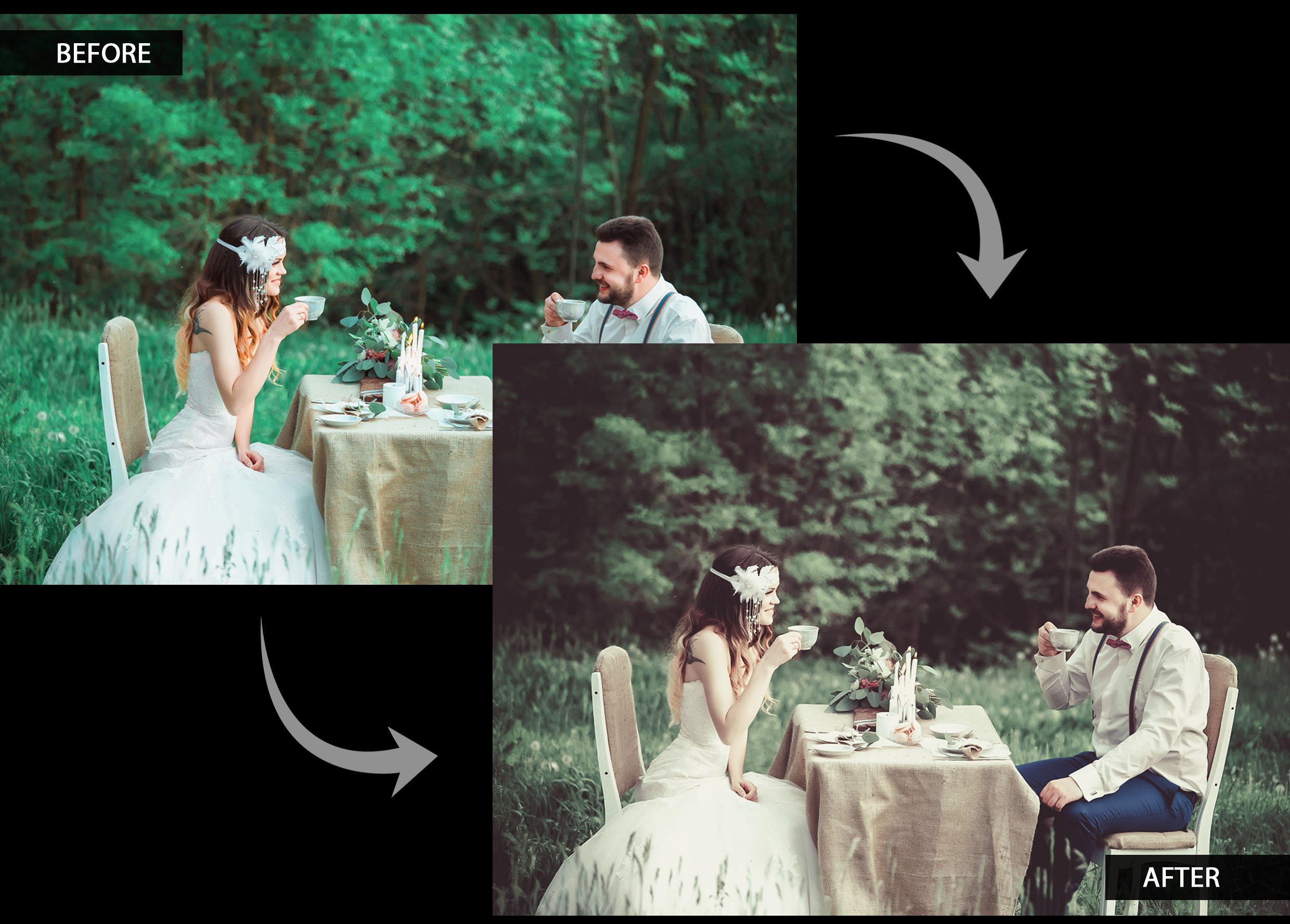 Romantic Lightroom Presets bundlepreview image.