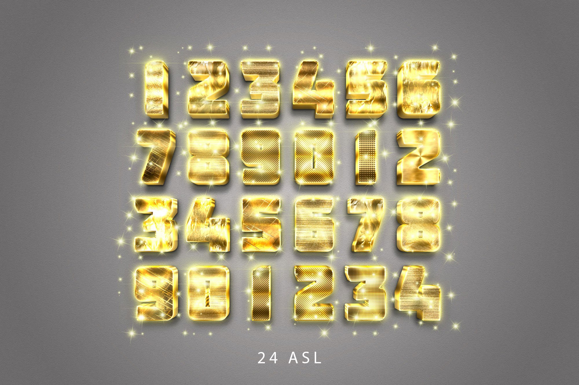 3D Gold Text Effectpreview image.