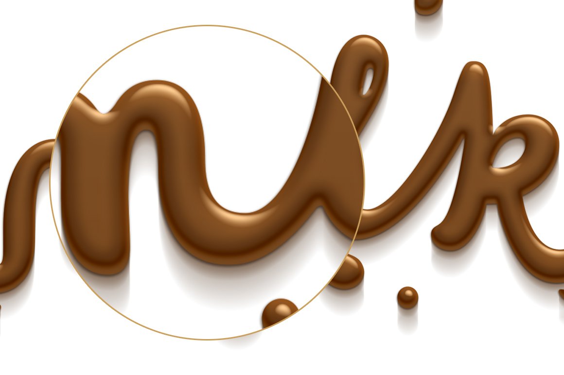 Chocolate Text Effectpreview image.