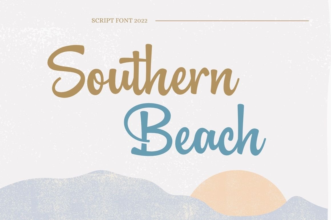 Southern Beach - Script Font cover image.