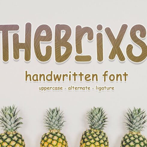 Thebrixs - Handwritten Font cover image.