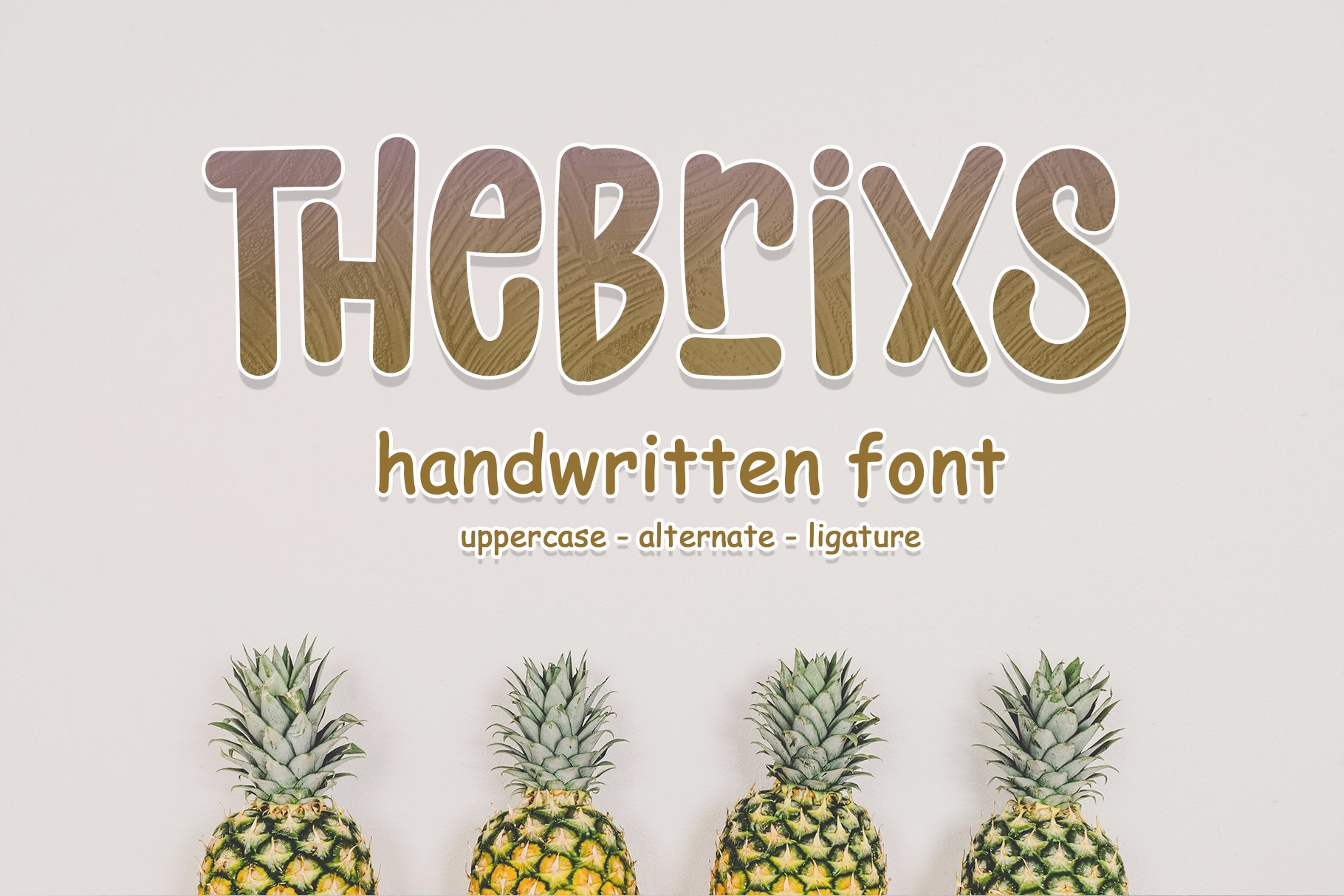 Thebrixs - Handwritten Font cover image.