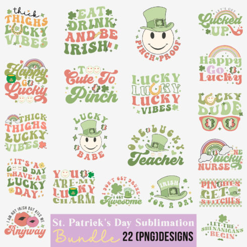 St Patrick\'s Day Sublimation Bundle cover image.