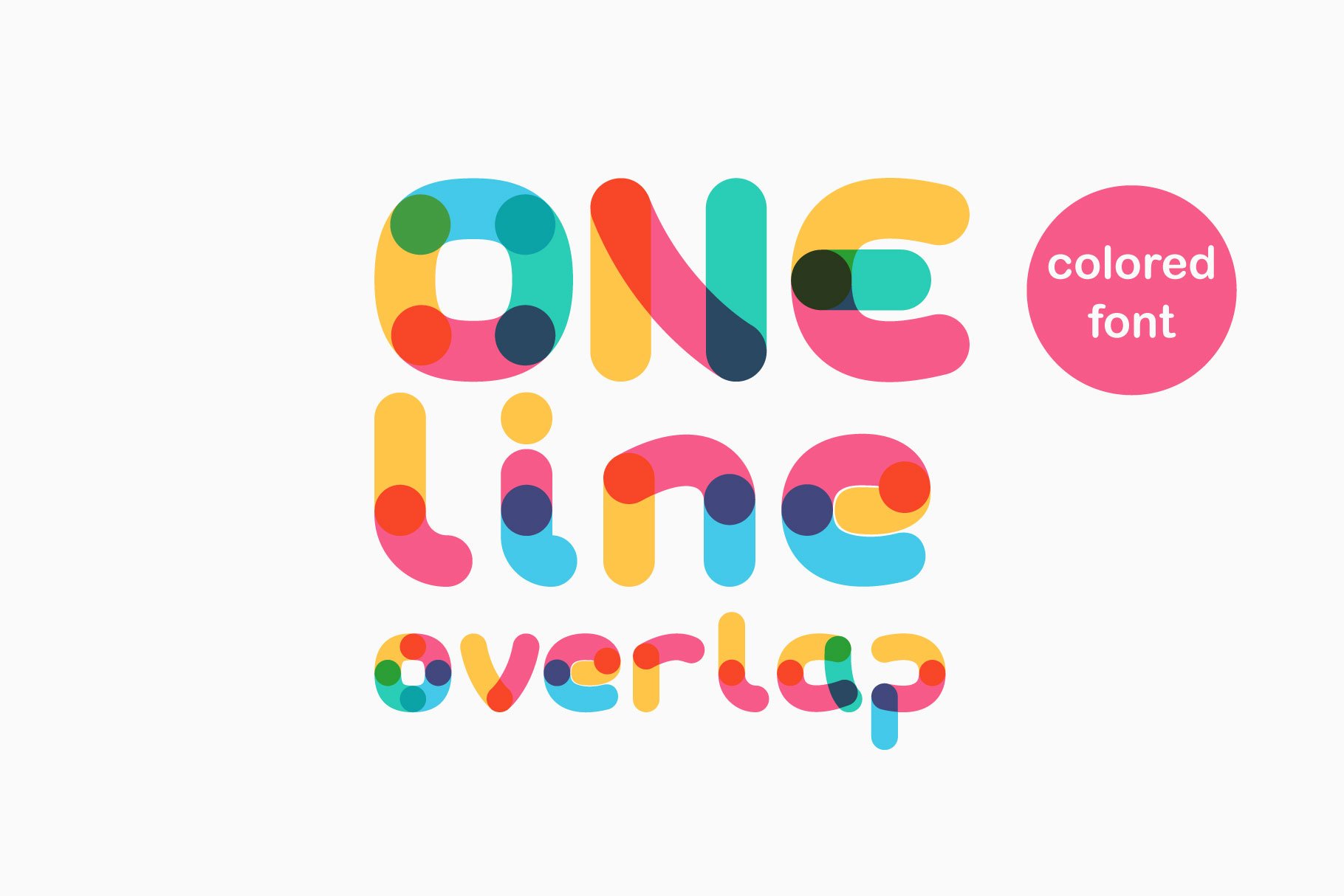OneLineOverlapC-Bold.otf cover image.