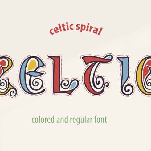 CelticSpiral font cover image.