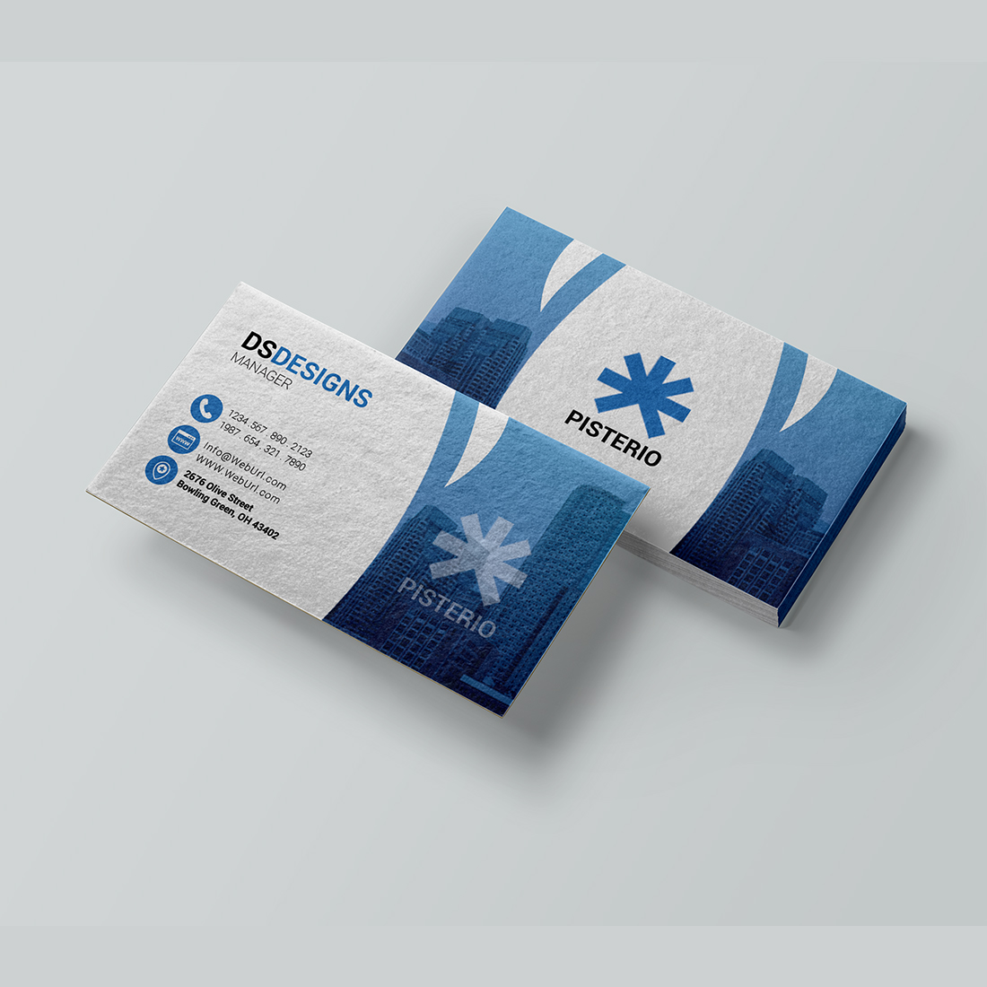 Gradient business card design ( Best for Professional businesses ) cover image.