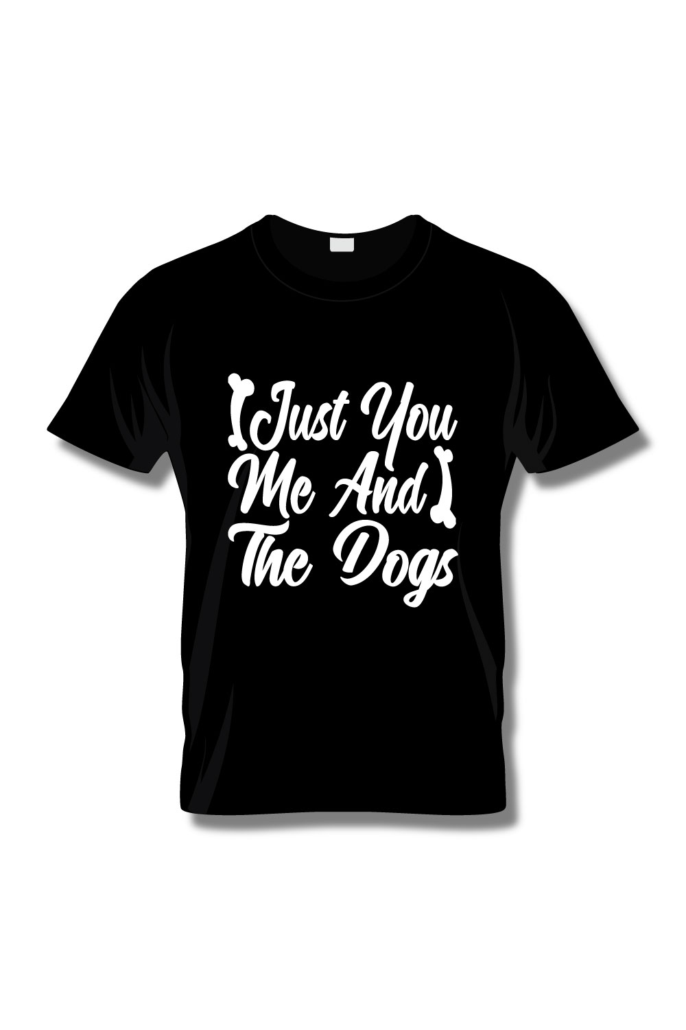 Dog Lover T-Shirt Design pinterest preview image.