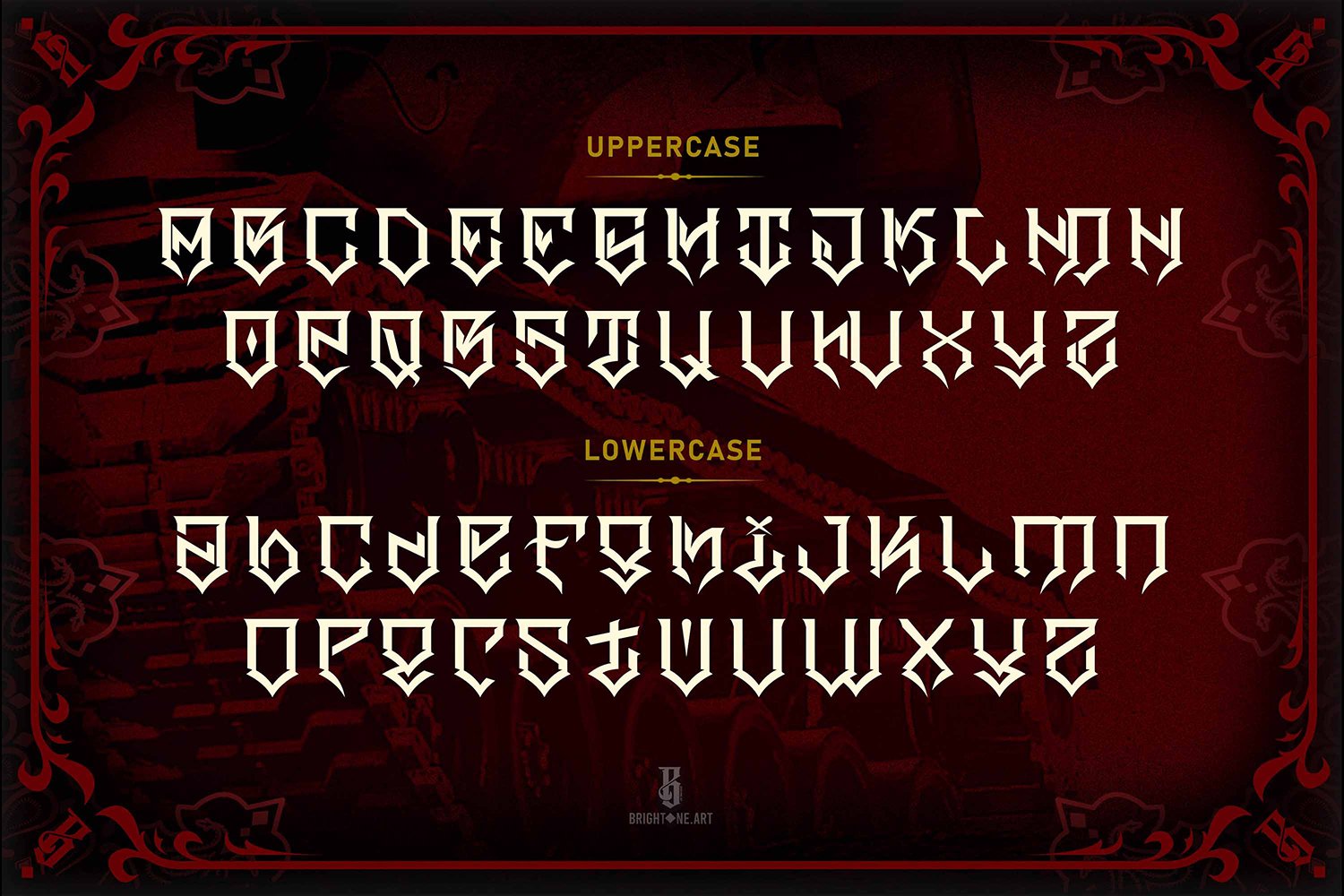 Gilles De Rais - Blackletter Font preview image.