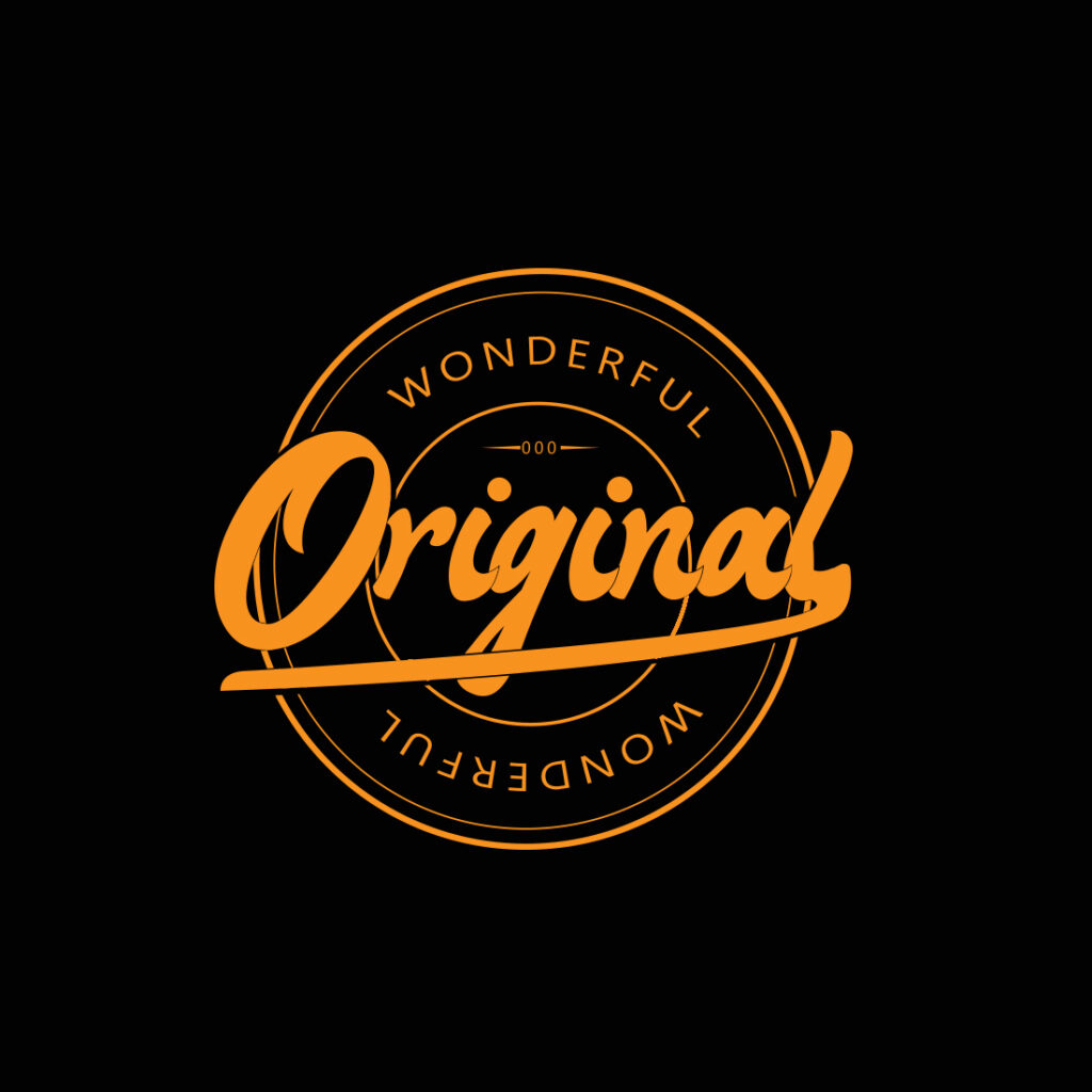 Round One Typography Round typography t-shirt design