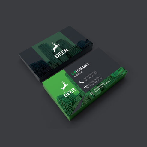 Modern real estate business card design in just 3$ cover image.