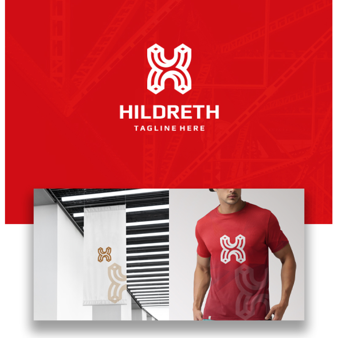 H Letter Logo preview image.