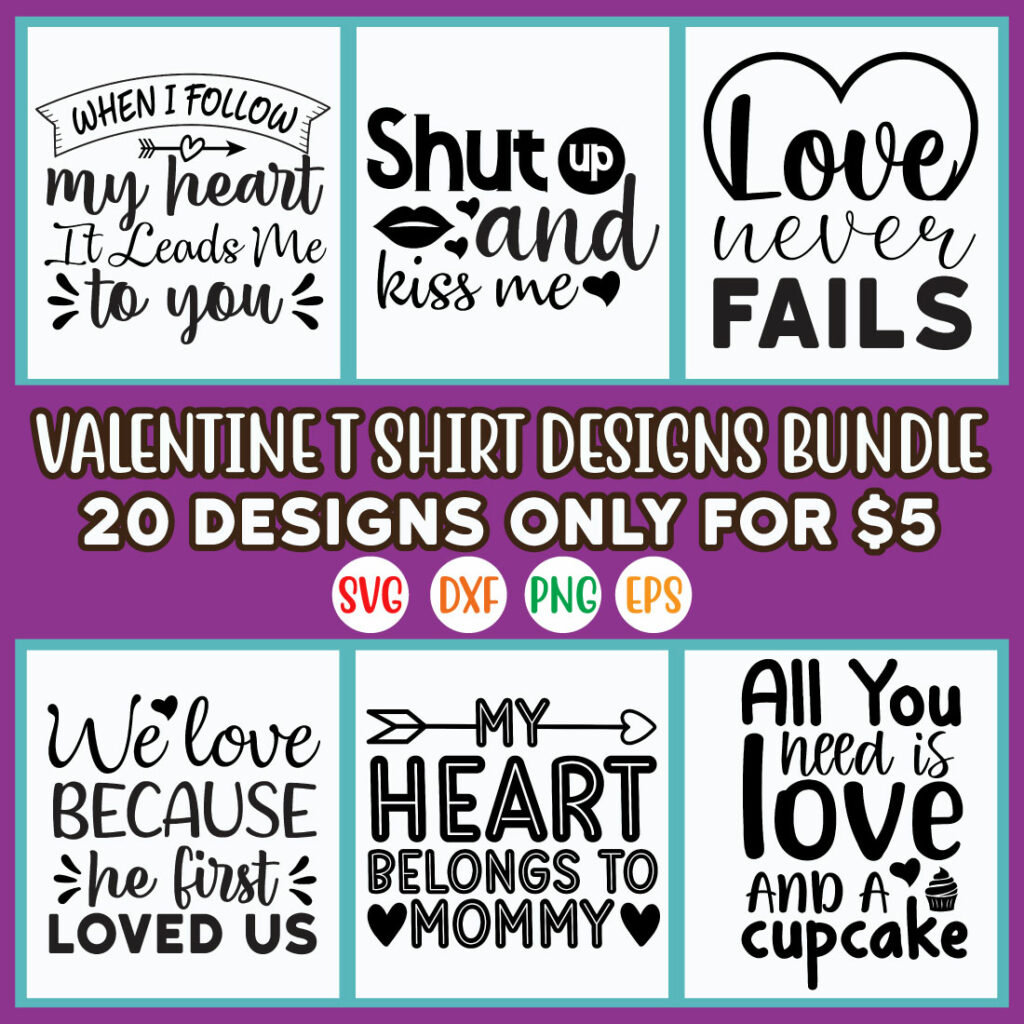 Valentine Valentine Svg Valentine Bundle Valentine Design Valentine