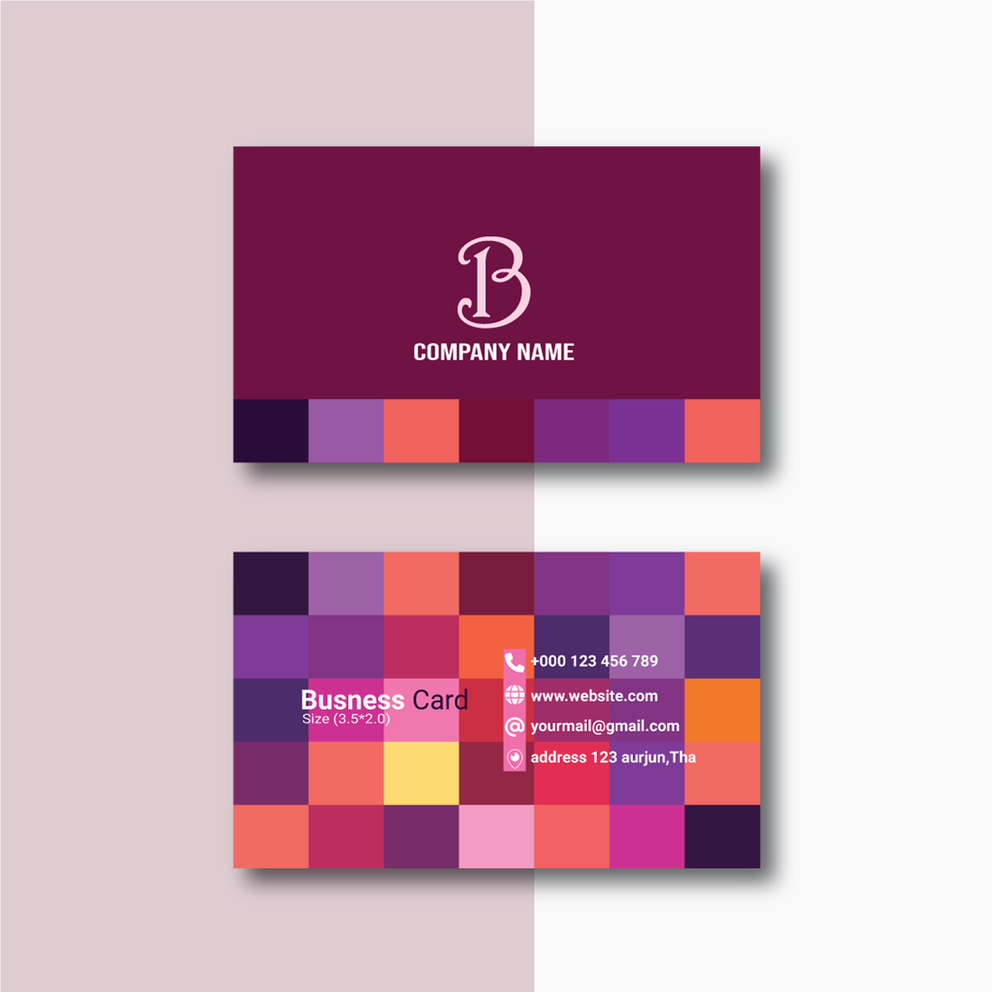 2 Corporate Business Card Design preview image.