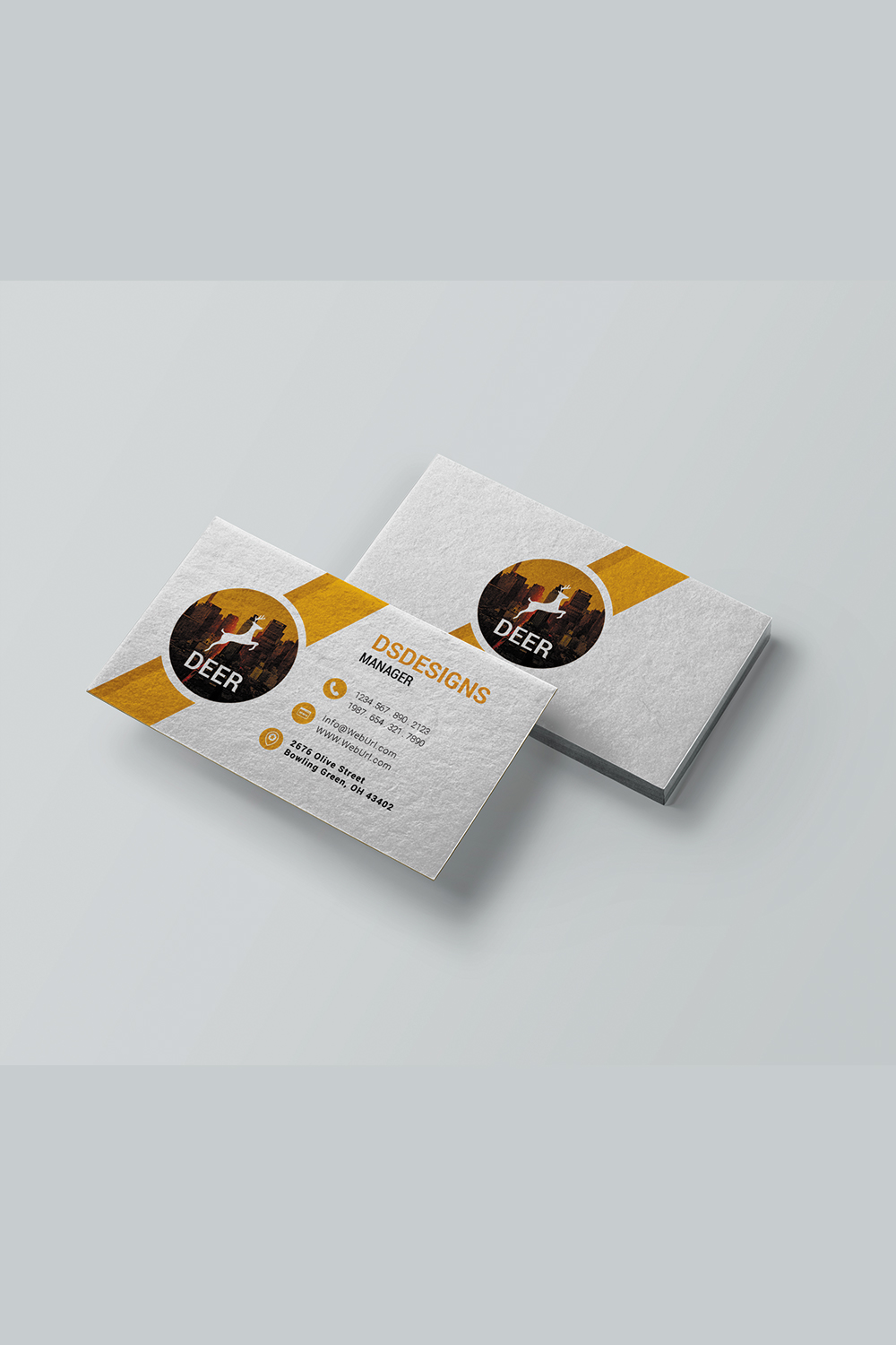 Real estate business card design in just 6$ pinterest preview image.