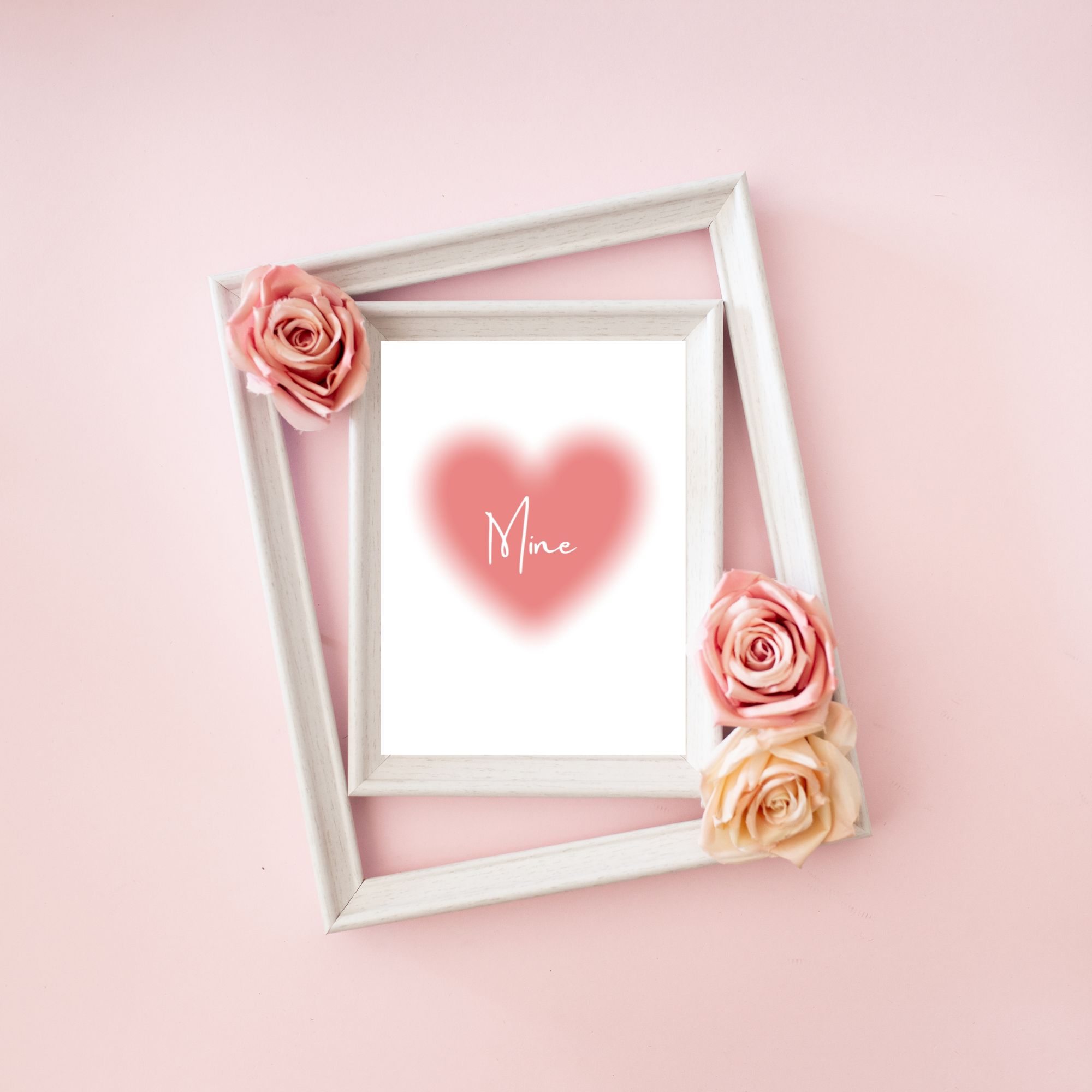 Say Be Mine with This Adorable Printable | Instant Download | Home decor | Valentine\'s Day Gift | Digital Download | Gift for Him/Her preview image.