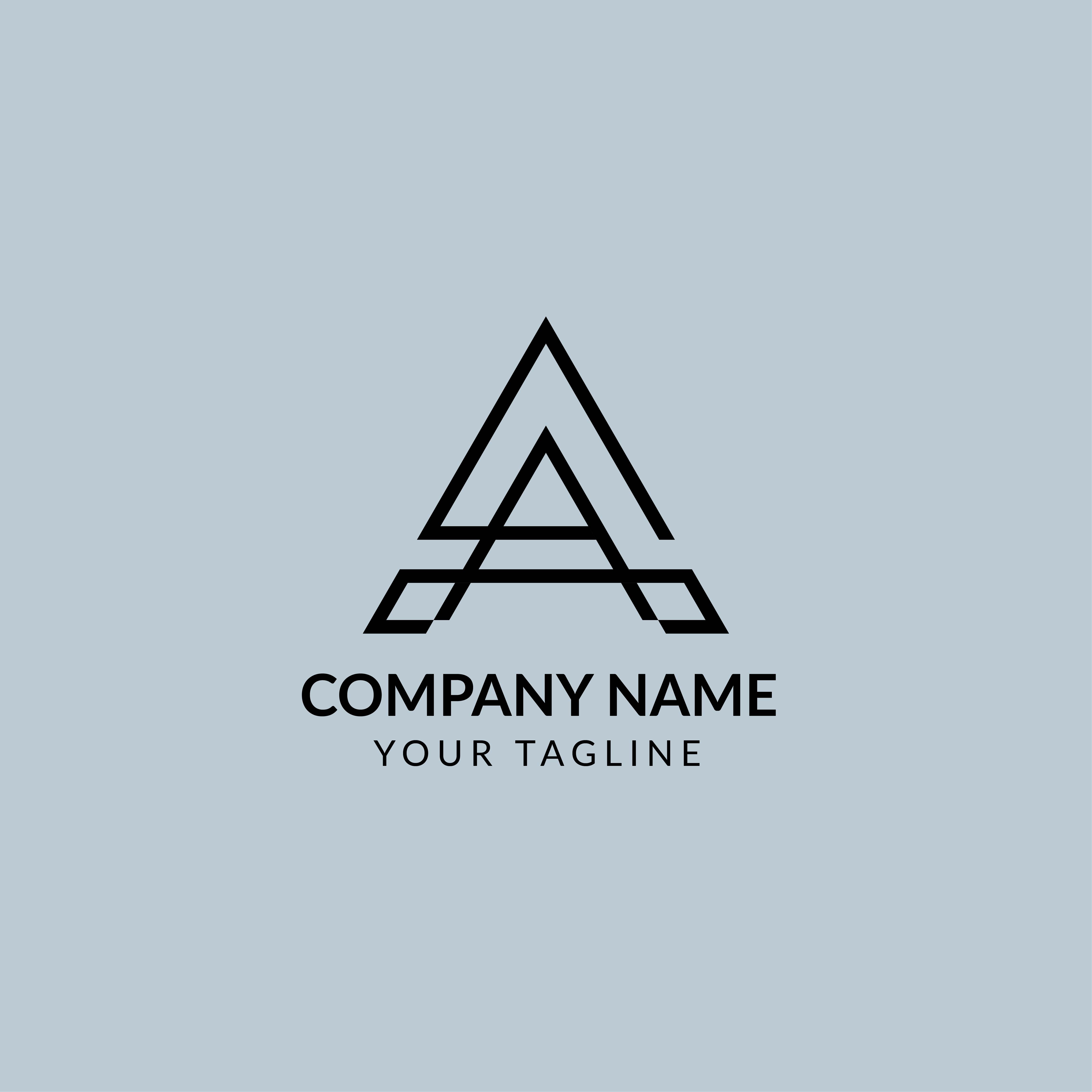 A letter Logo Design preview image.