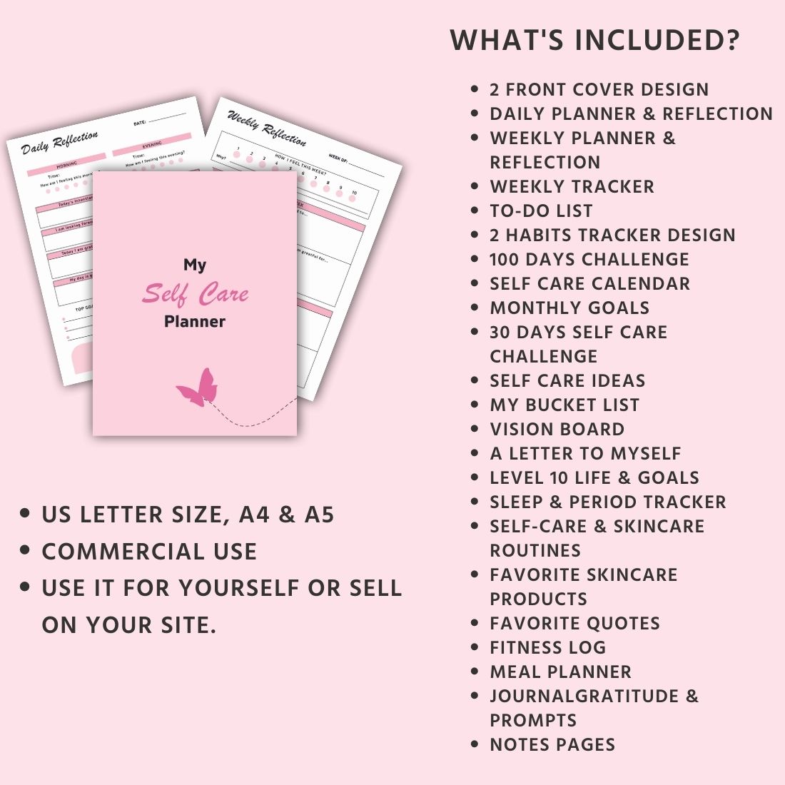 Self Care Planner preview image.