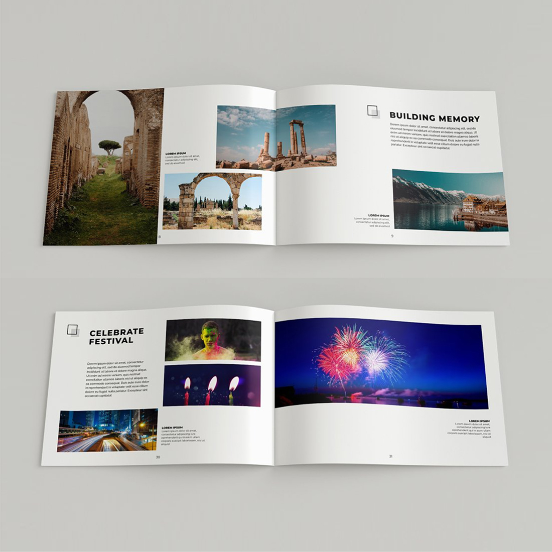 Photo Book Template preview image.