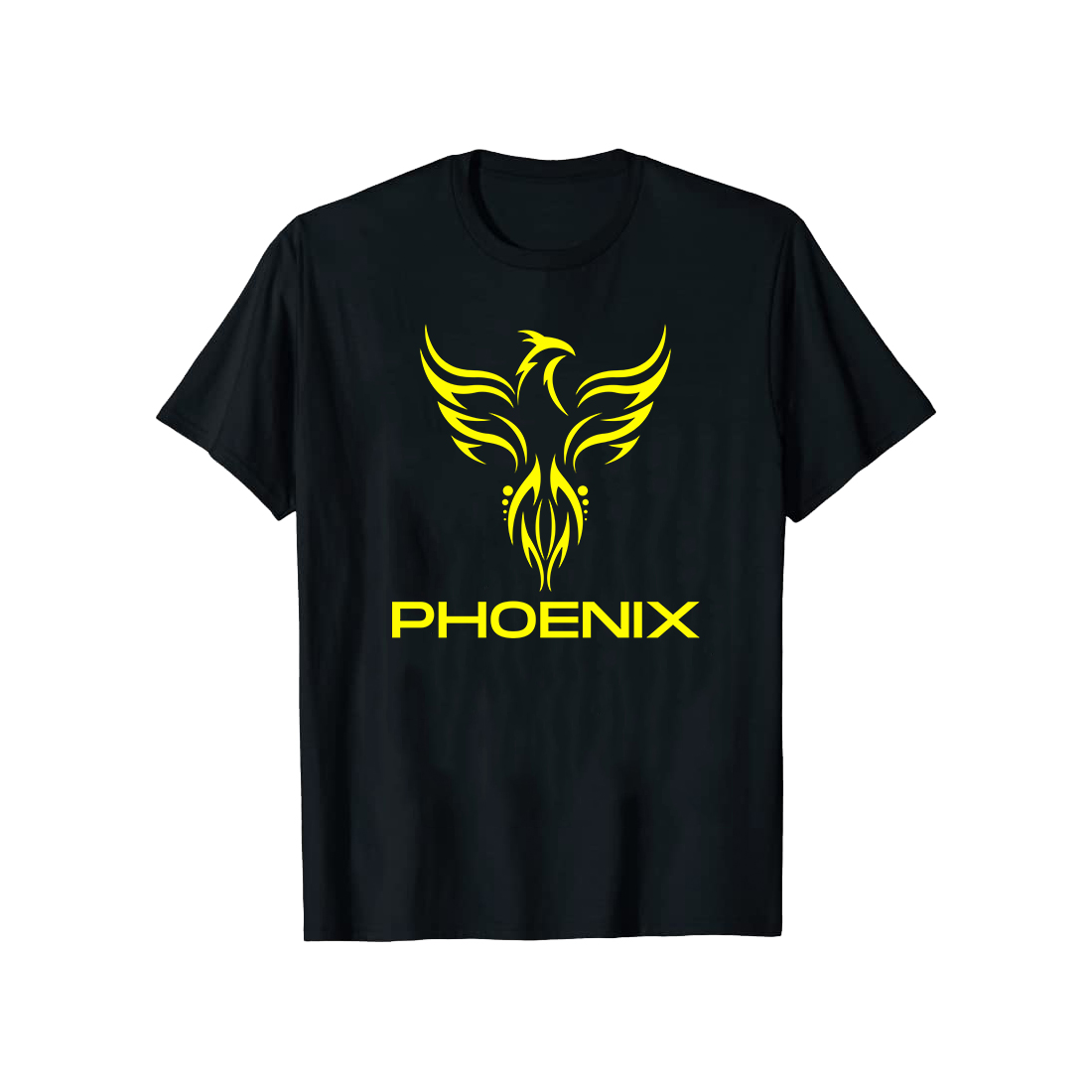 Phoenix eagle t-shirt design preview image.