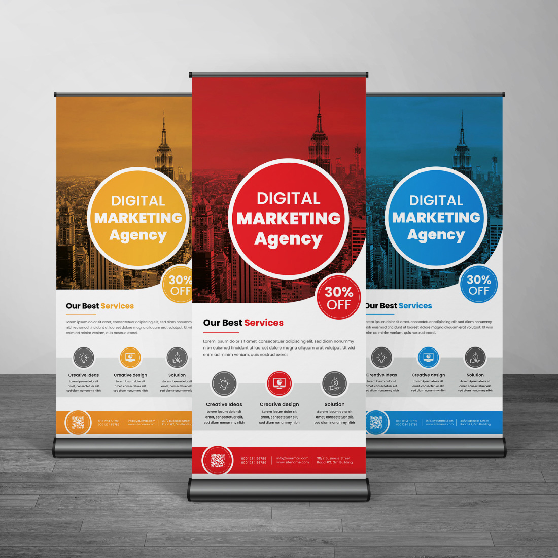 Corporate Roll Up Banner preview image.