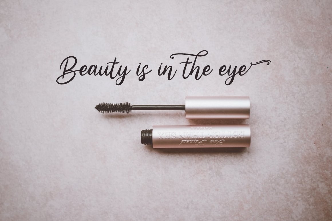 2 beauty is in the eye quote with mascara 446