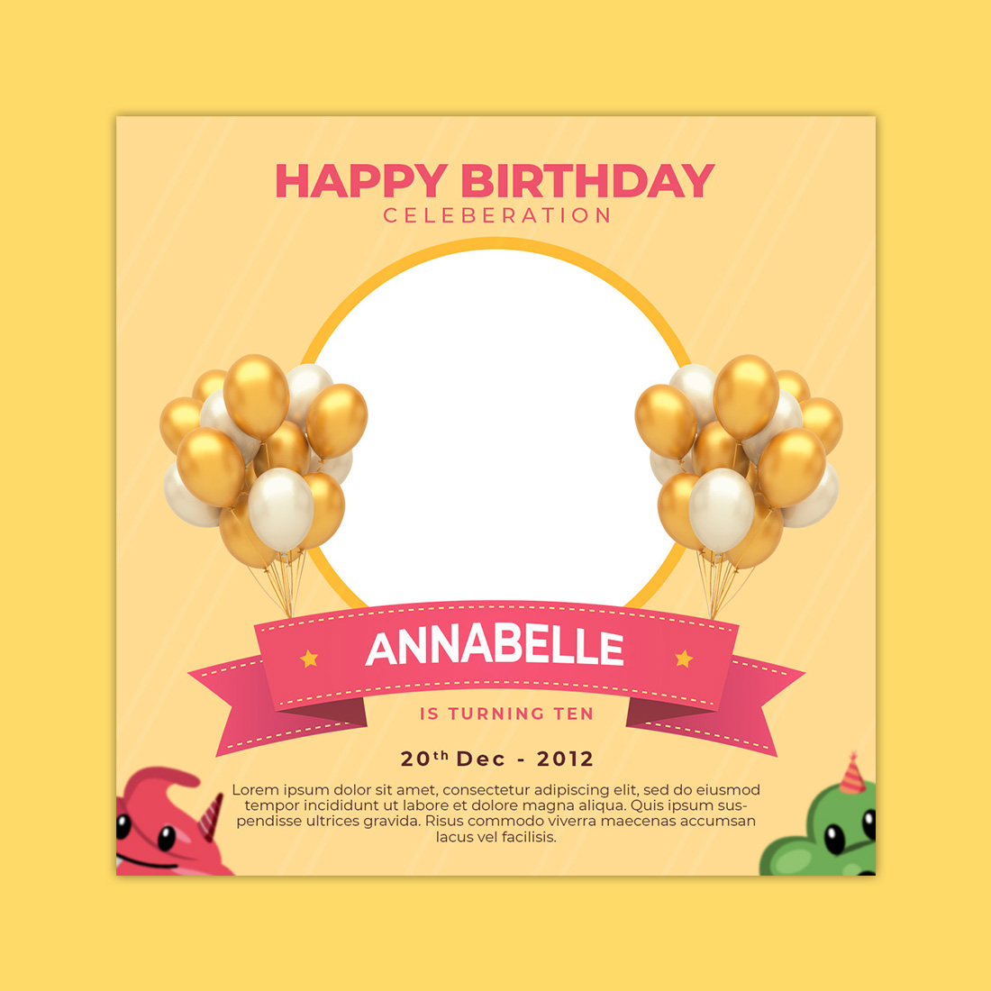 Birthday Design preview image.