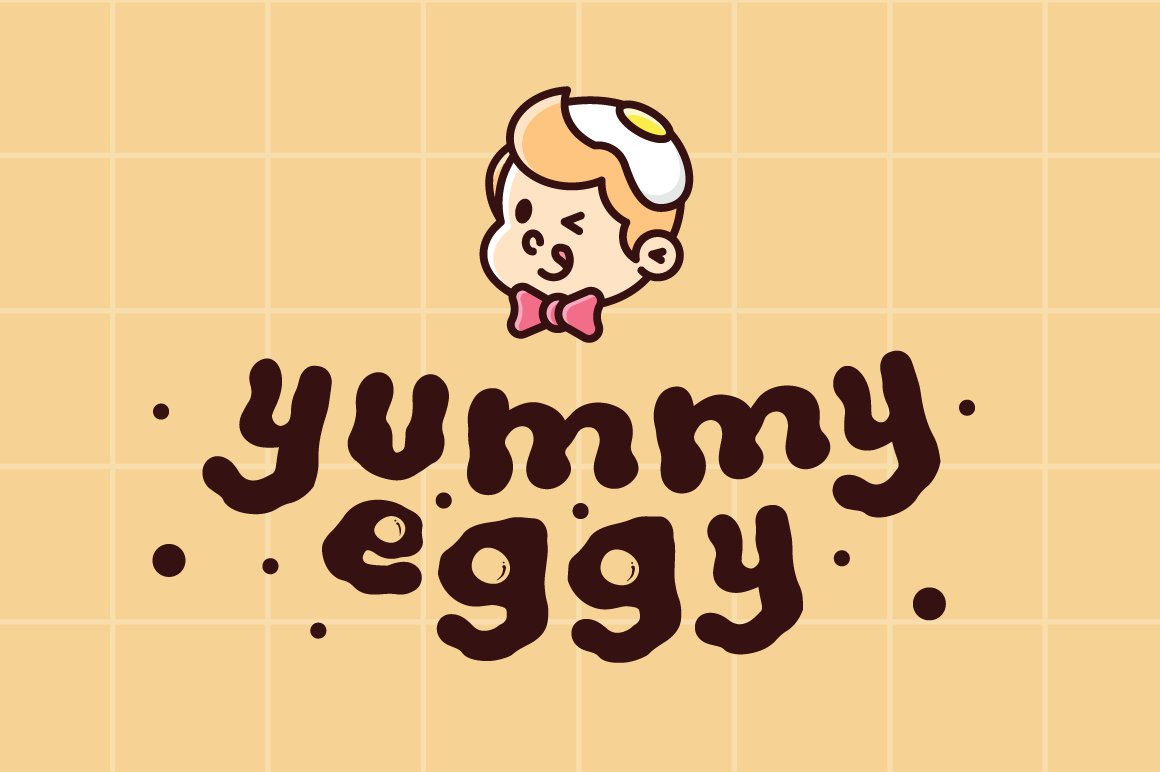 Sende Egg - Display Font preview image.