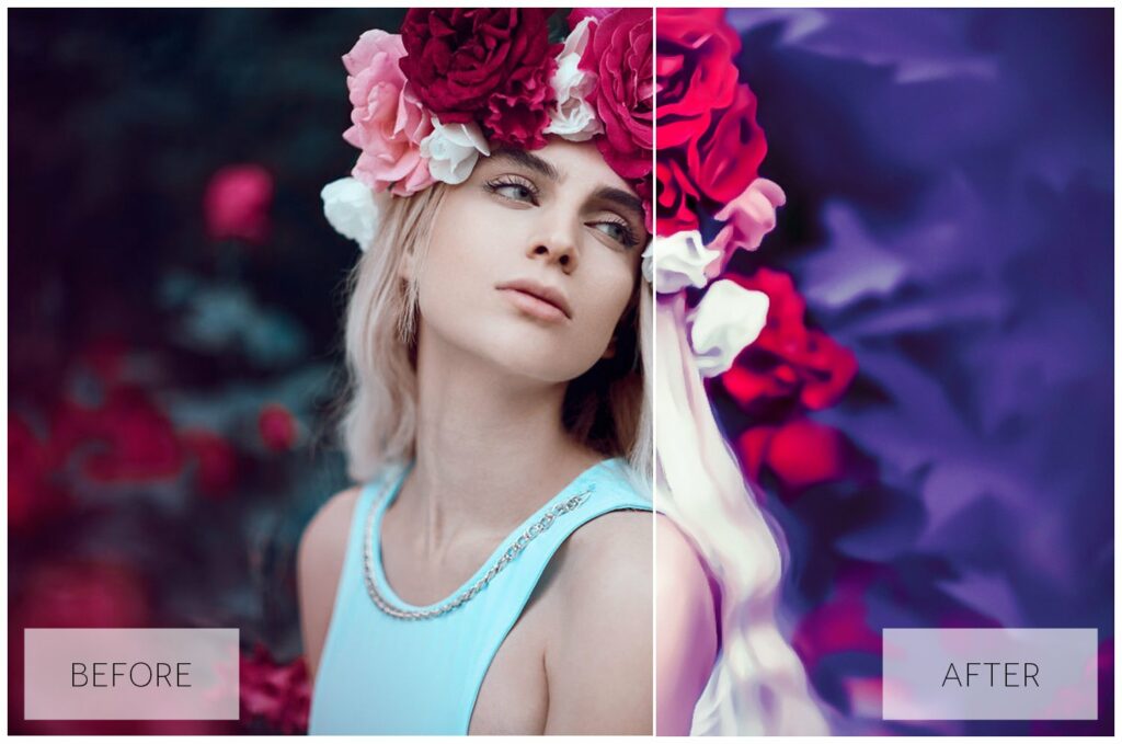 Lovely Oil Painting Effect Actions MasterBundles